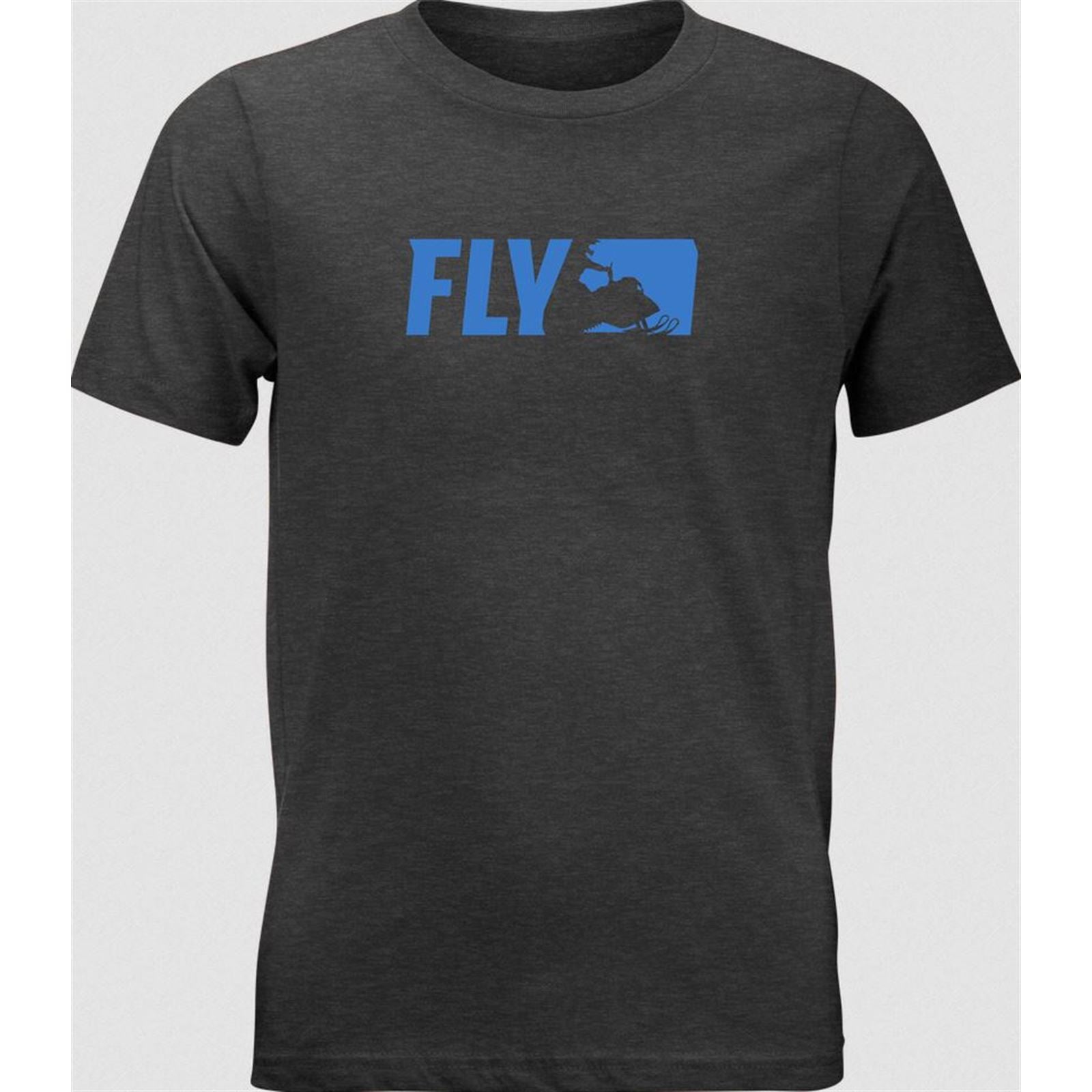 Fly Racing Fly Youth Primary Tee - Charcoal - Medium 352-0526YM_943394
