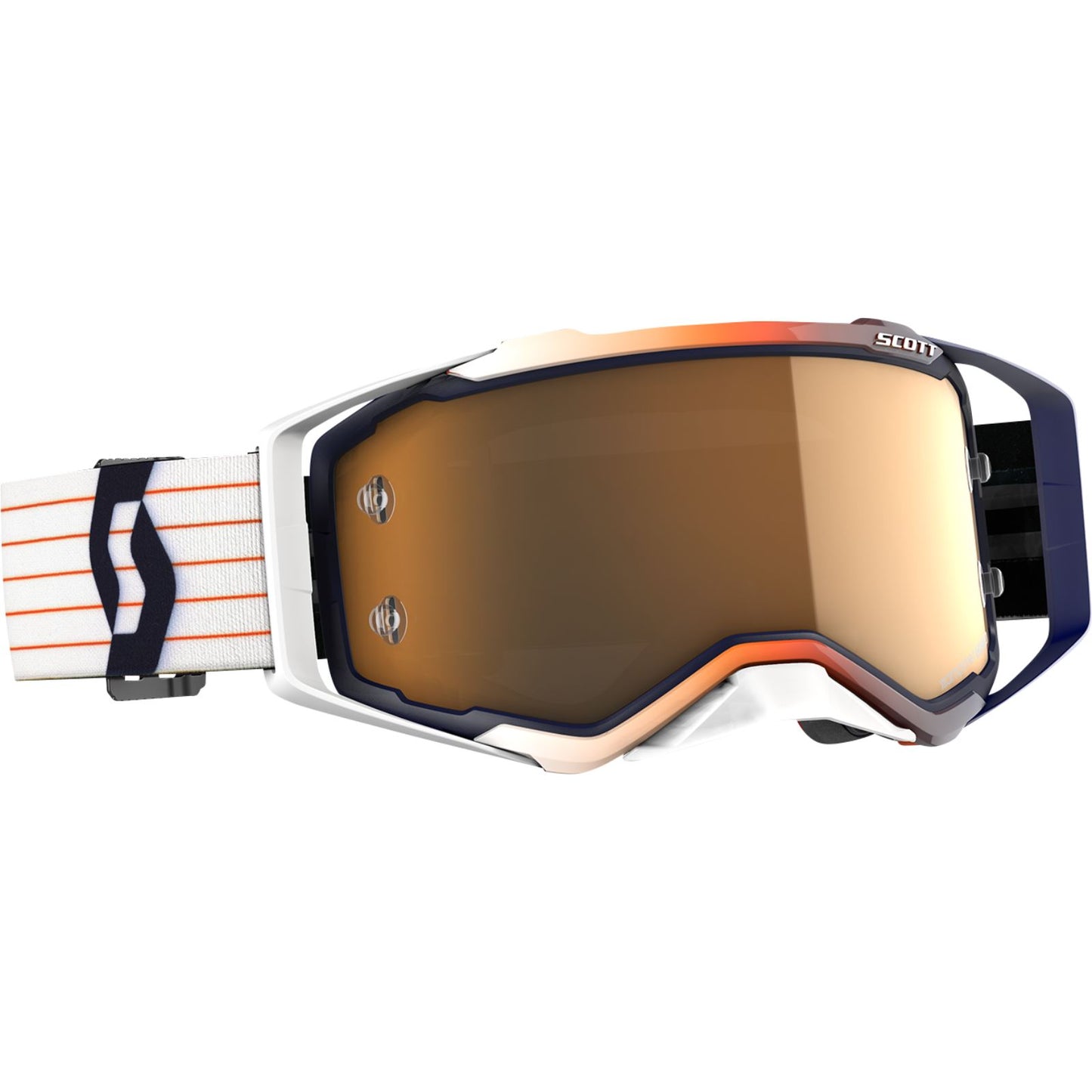 Scott Prospect Amplifier Goggles - Blue/White with Gold Chrome Lens 285536-1006324_1142259