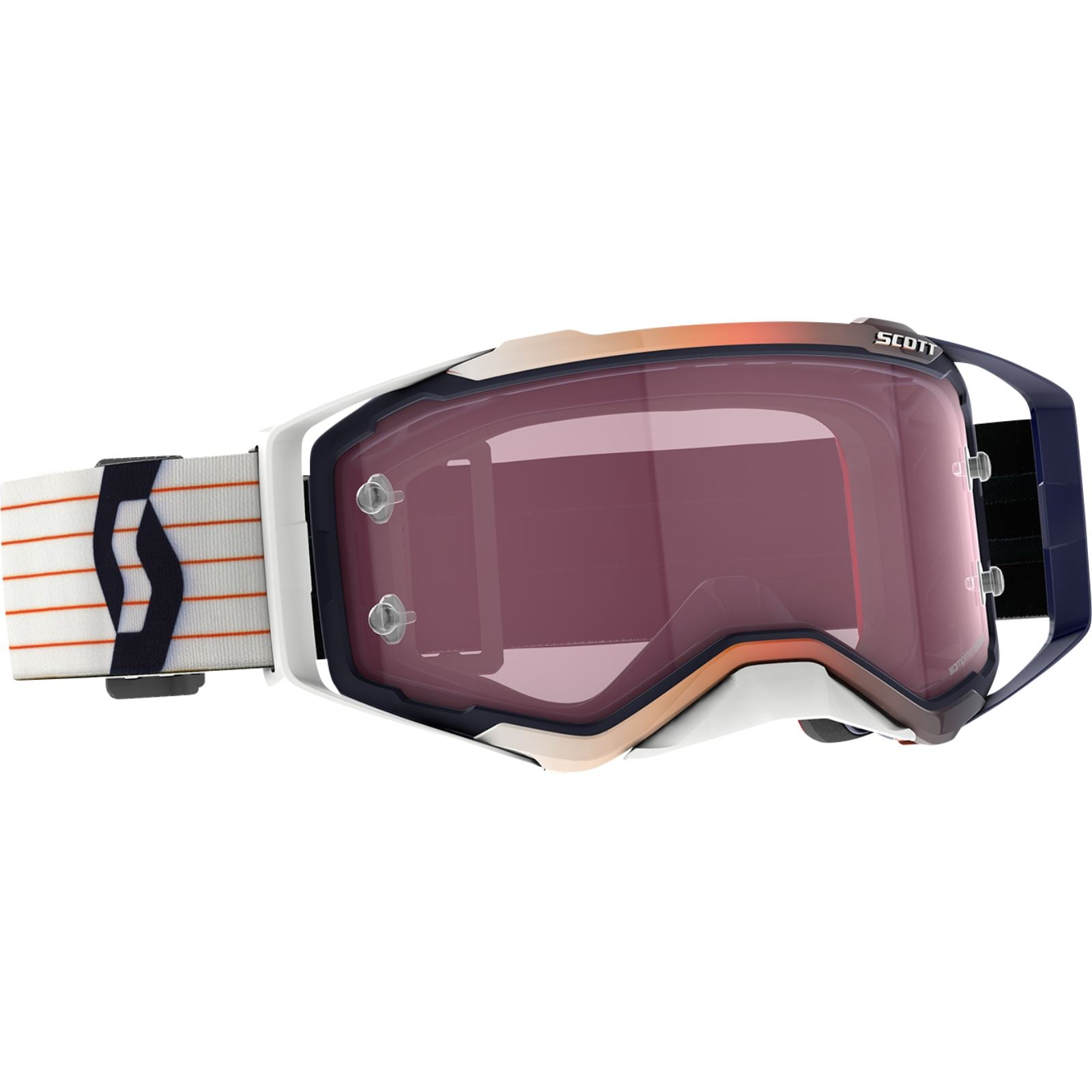 Scott Prospect Amplifier Goggles - Blue/White with Rose Lens 285536-1006352_1142267