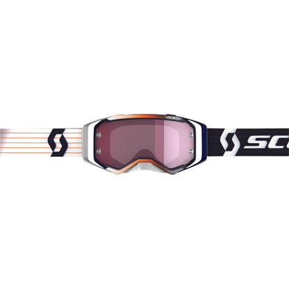 Scott Prospect Amplifier Goggles - Blue/White with Rose Lens 285536-1006352_1142269