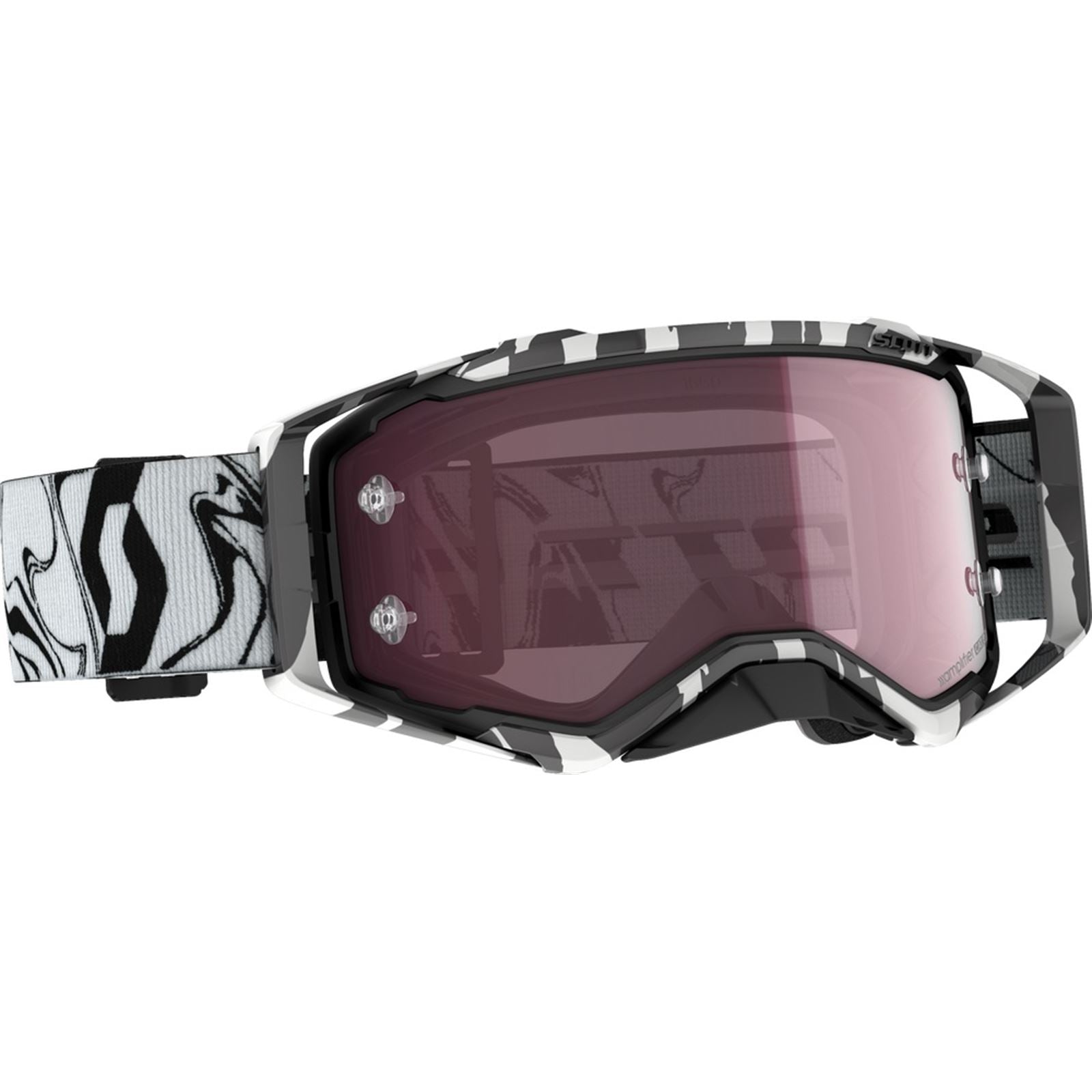 Scott Prospect Amplifier Goggles - Marble Black/White with Rose Lens 285536-7082352_839472
