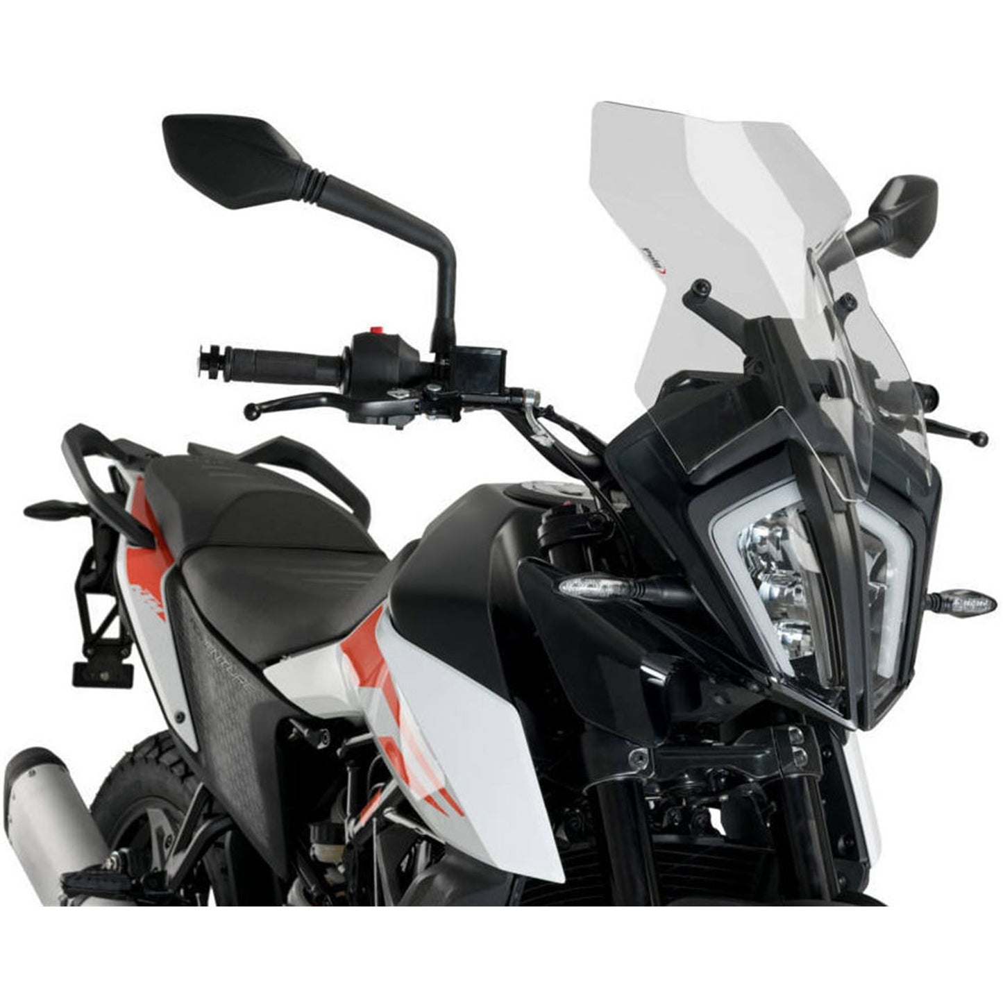 Puig Windscreen Touring Clear for Gas Gas/ Husqvarna/ KTM 390 Adventure '20-'22 20414W_767316