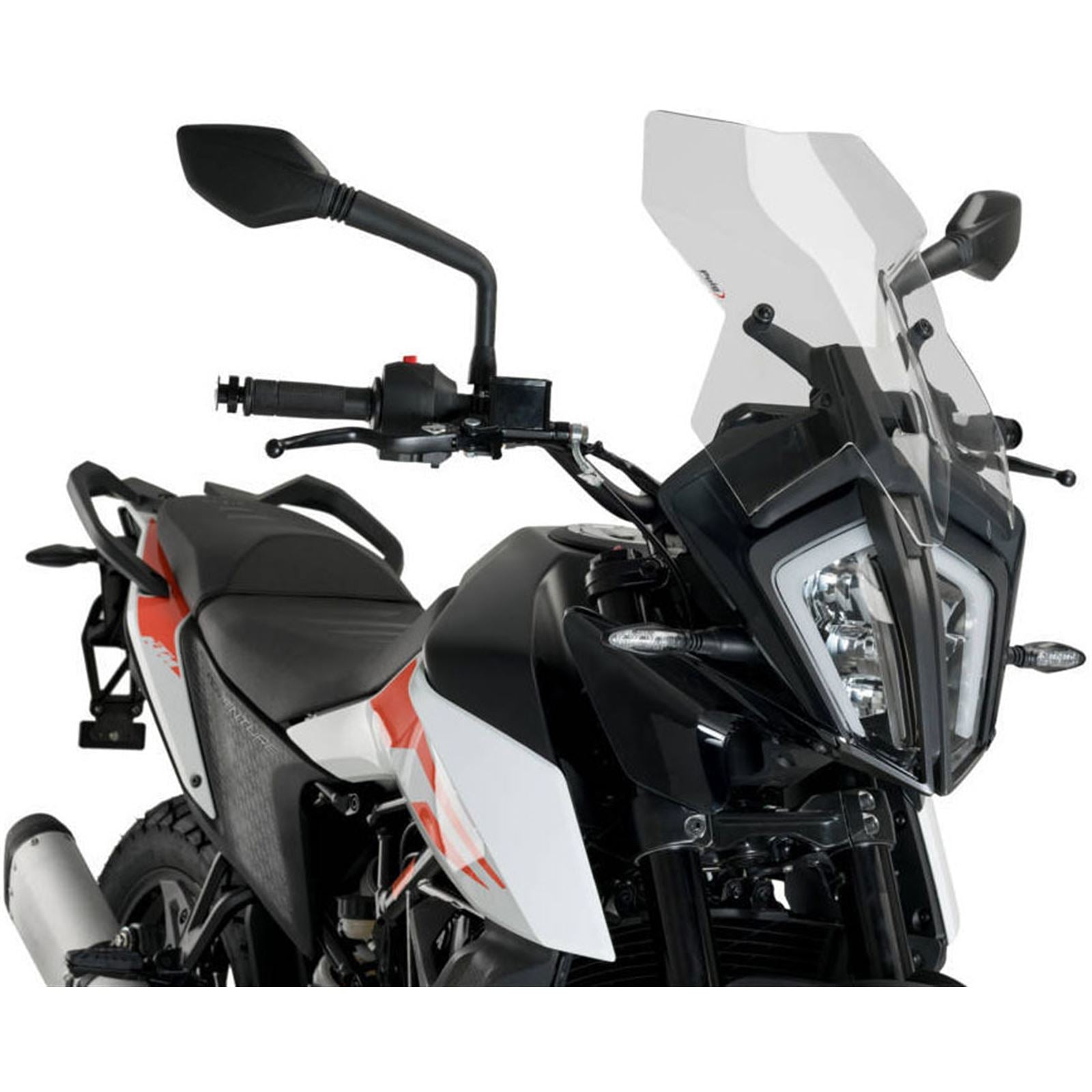 Puig Windscreen Touring Clear for Gas Gas/ Husqvarna/ KTM 390 Adventure '20-'22 20414W_767316