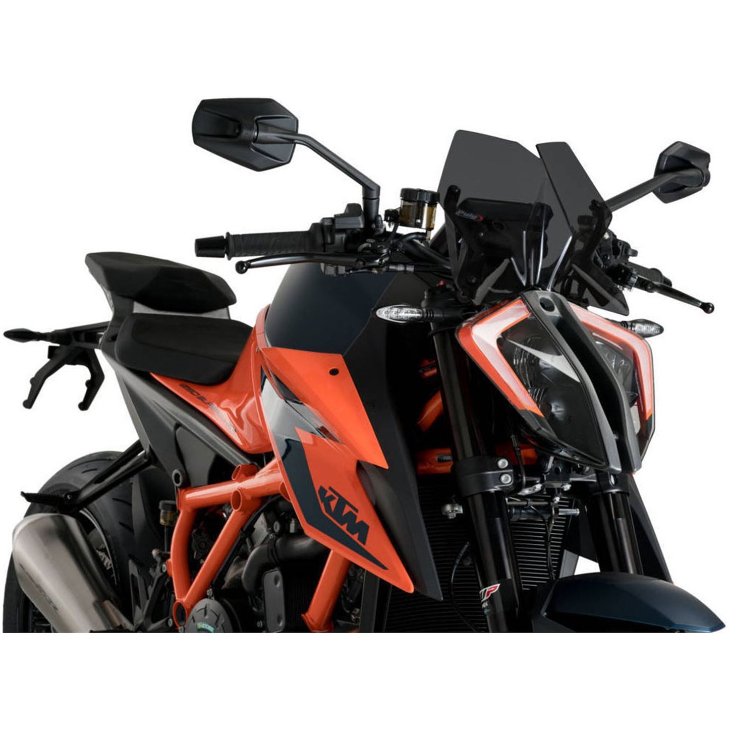 Puig Windscreen Naked New Gen Sport Dark Smoke for Gas Gas/ Husqvarna/ KTM 20425F_767319