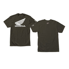 D'Cor Honda Wing Logo 2 T-Shirt - Black - 2XL [MPN: 80-116-5]_767393