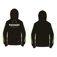 D'Cor Kawasaki Logo Race Sweatshirt - Black - XL [MPN: 85-206-4]_767308