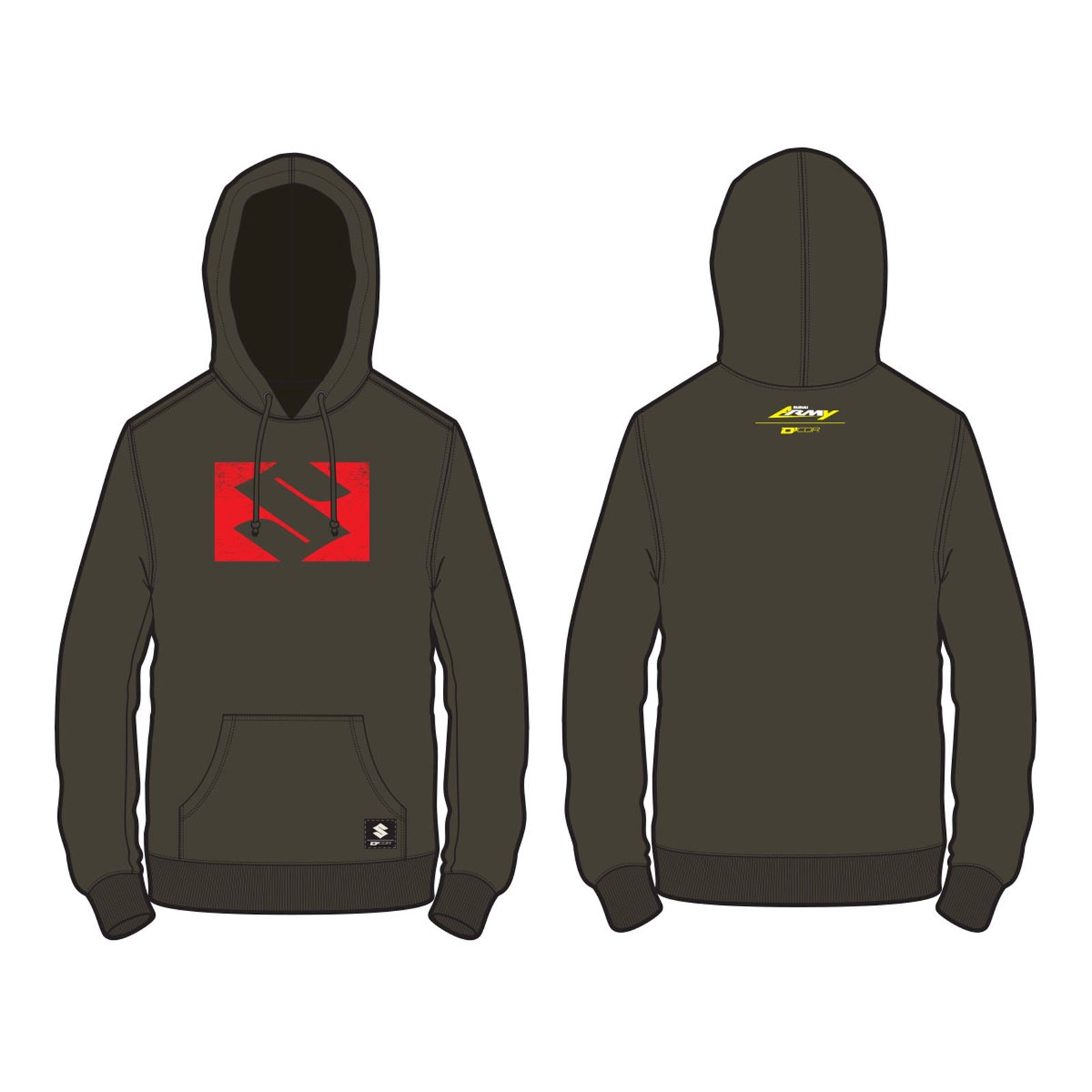 D'Cor Suzuki Logo Bold Sweatshirt - Blue - 2XL [MPN: 85-207-5]_767441