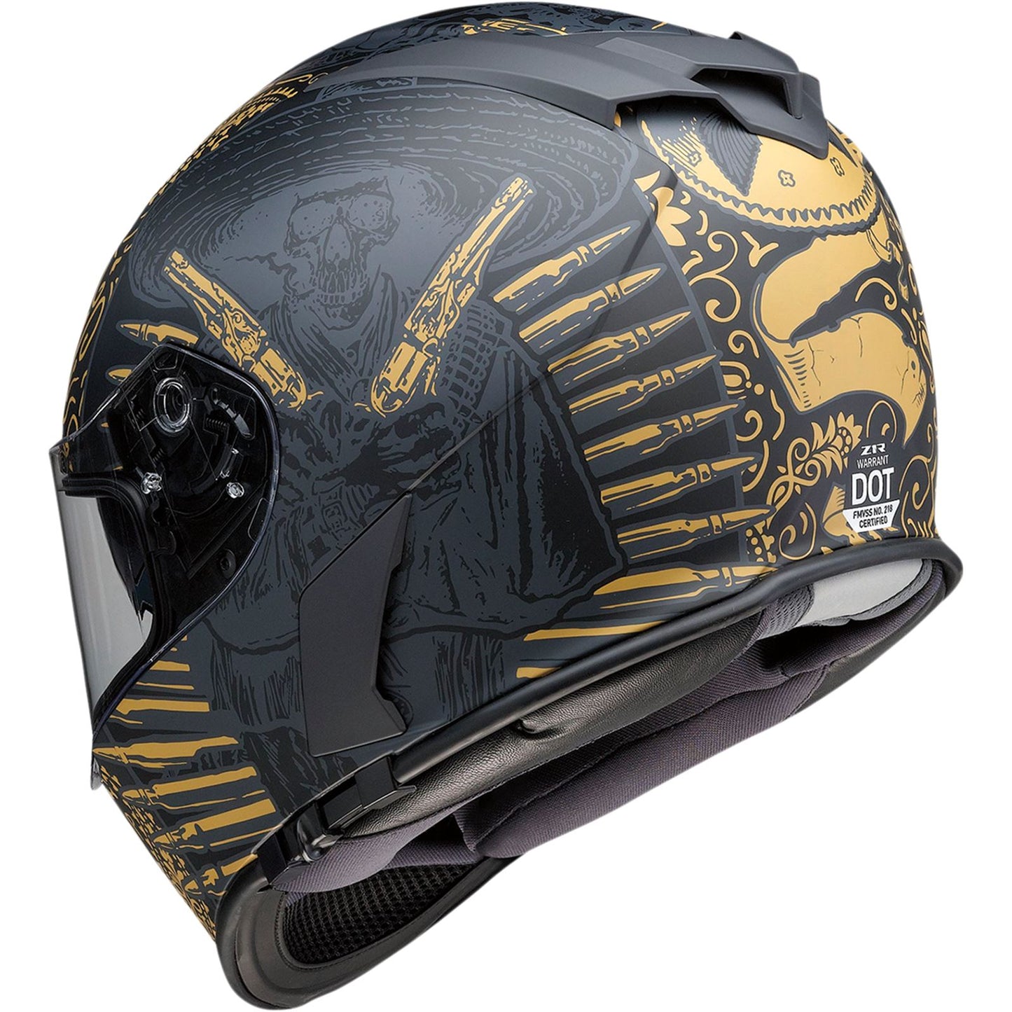Warrant Helmet - Sombrero - Black/Gold - Large_1034704