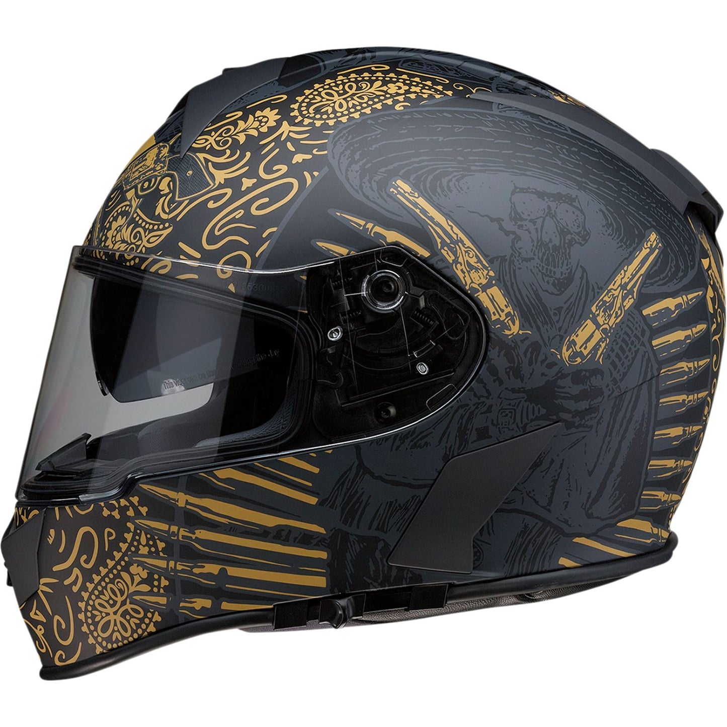 Warrant Helmet - Sombrero - Black/Gold - Large_1034705