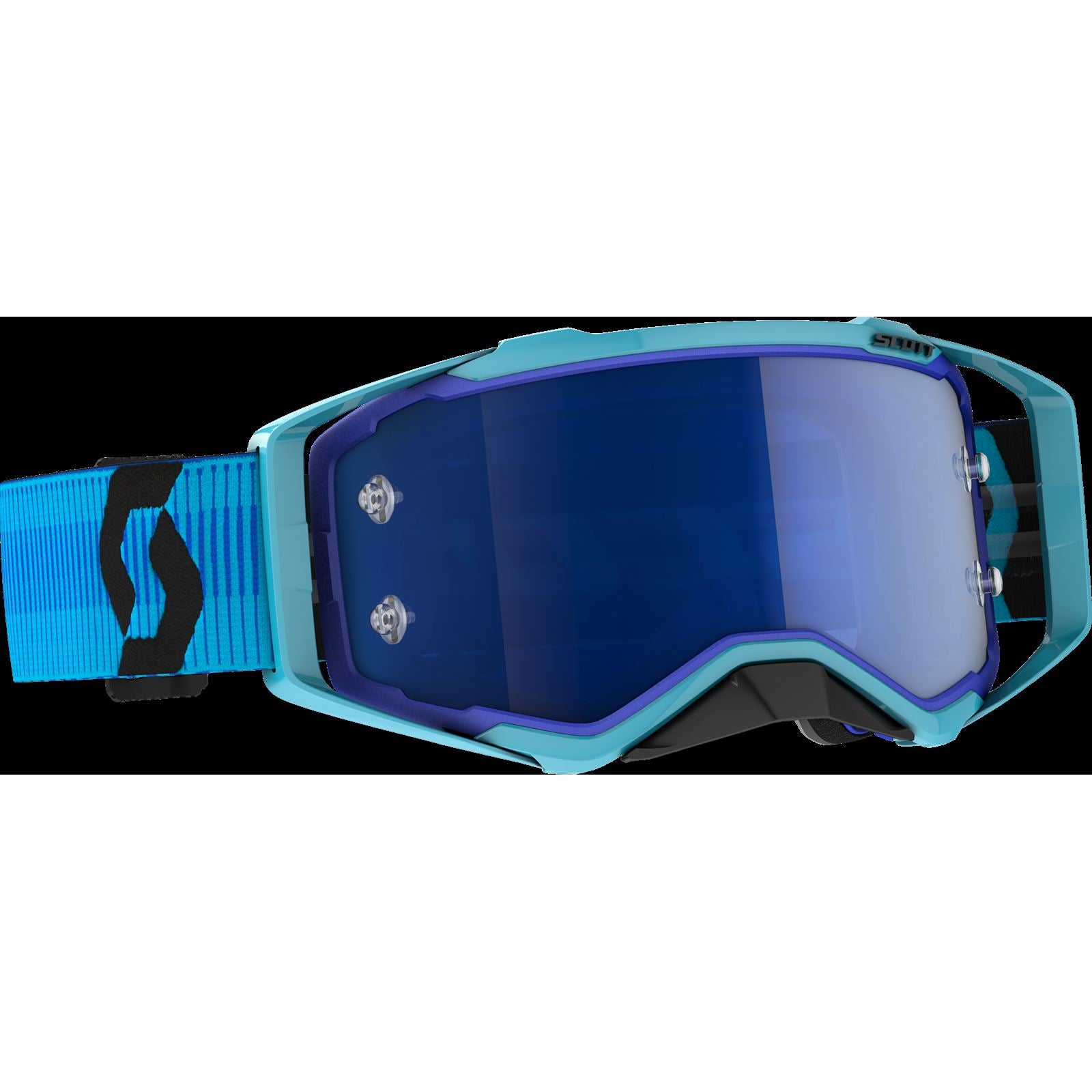 Prospect Goggles - Blue/Black with Blue Chrome Works Lens_768449