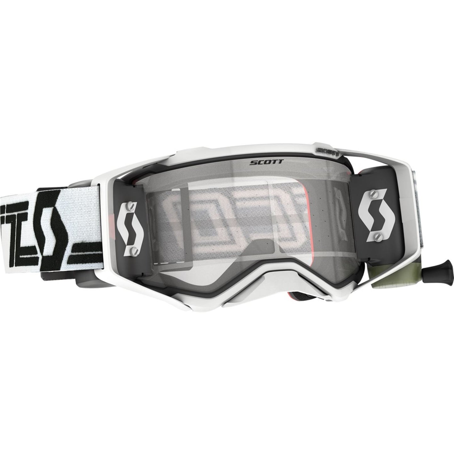 Scott Prospect Super WFS Goggles - White/Black with Clear Works Lens [MPN: 278595-1035113]_859056