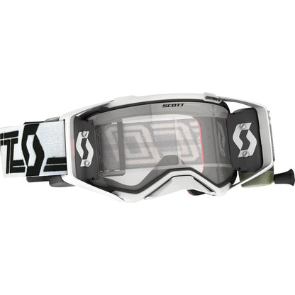 Scott Prospect Super WFS Goggles - White/Black with Clear Works Lens [MPN: 278595-1035113]_859056
