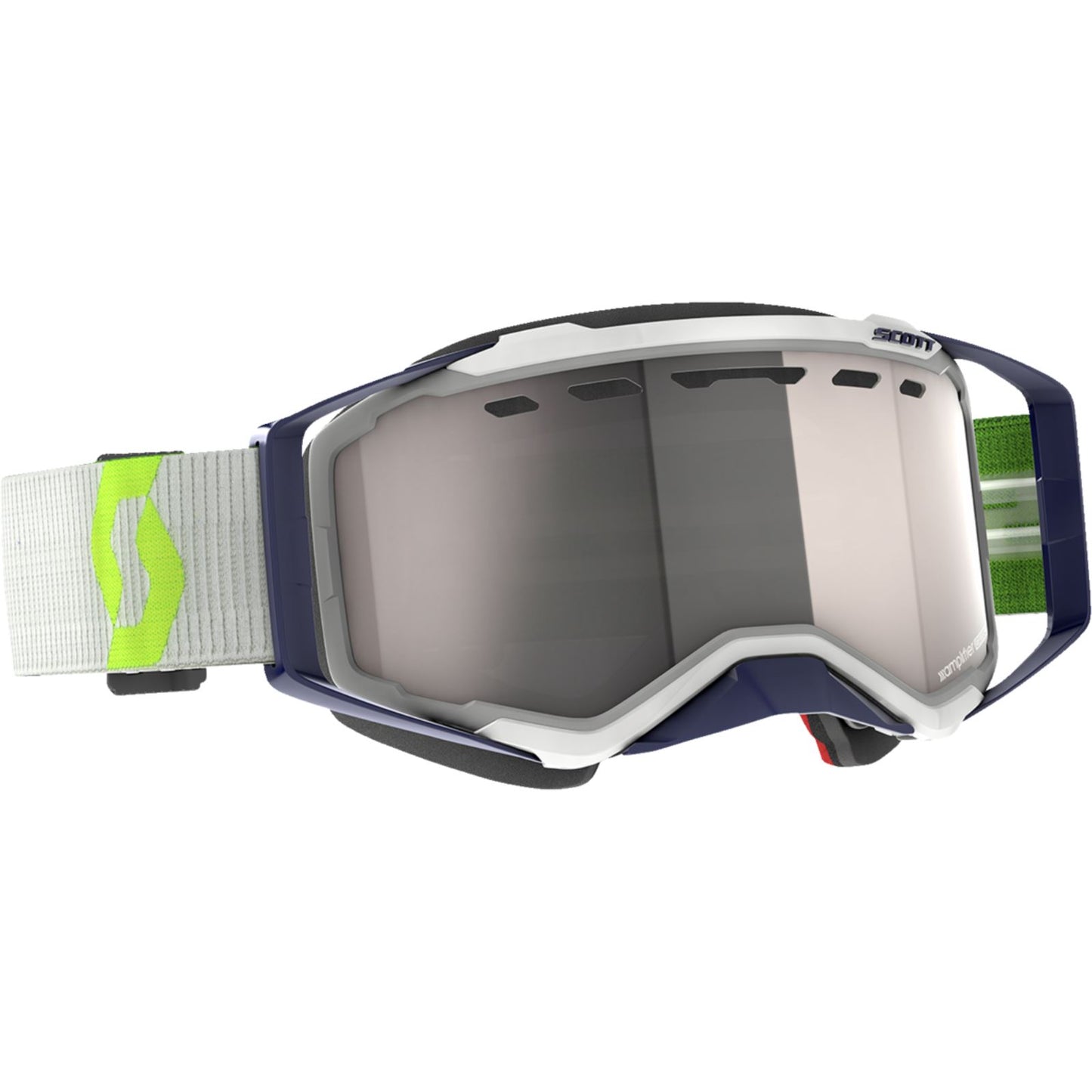 Scott Prospect Snow Cross Goggles Grey/Yellow - Silver Chrome Lens 272846-1120313_1161267