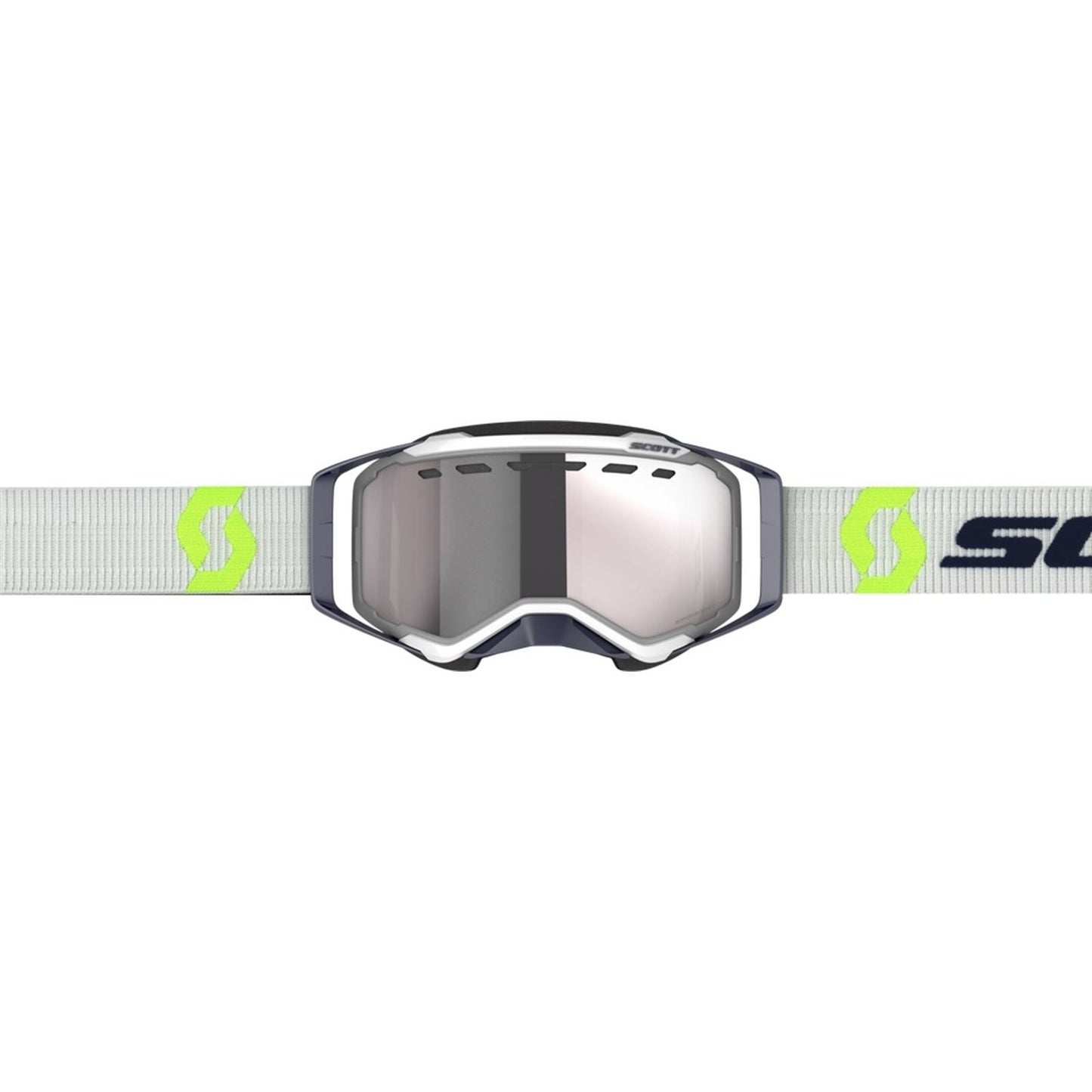 Scott Prospect Snow Cross Goggles Grey/Yellow - Silver Chrome Lens 272846-1120313_859058