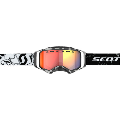 Scott Prospect LS Snow Cross Goggles Marble Black/White - LS Red Lens 278603-7082341_1161264