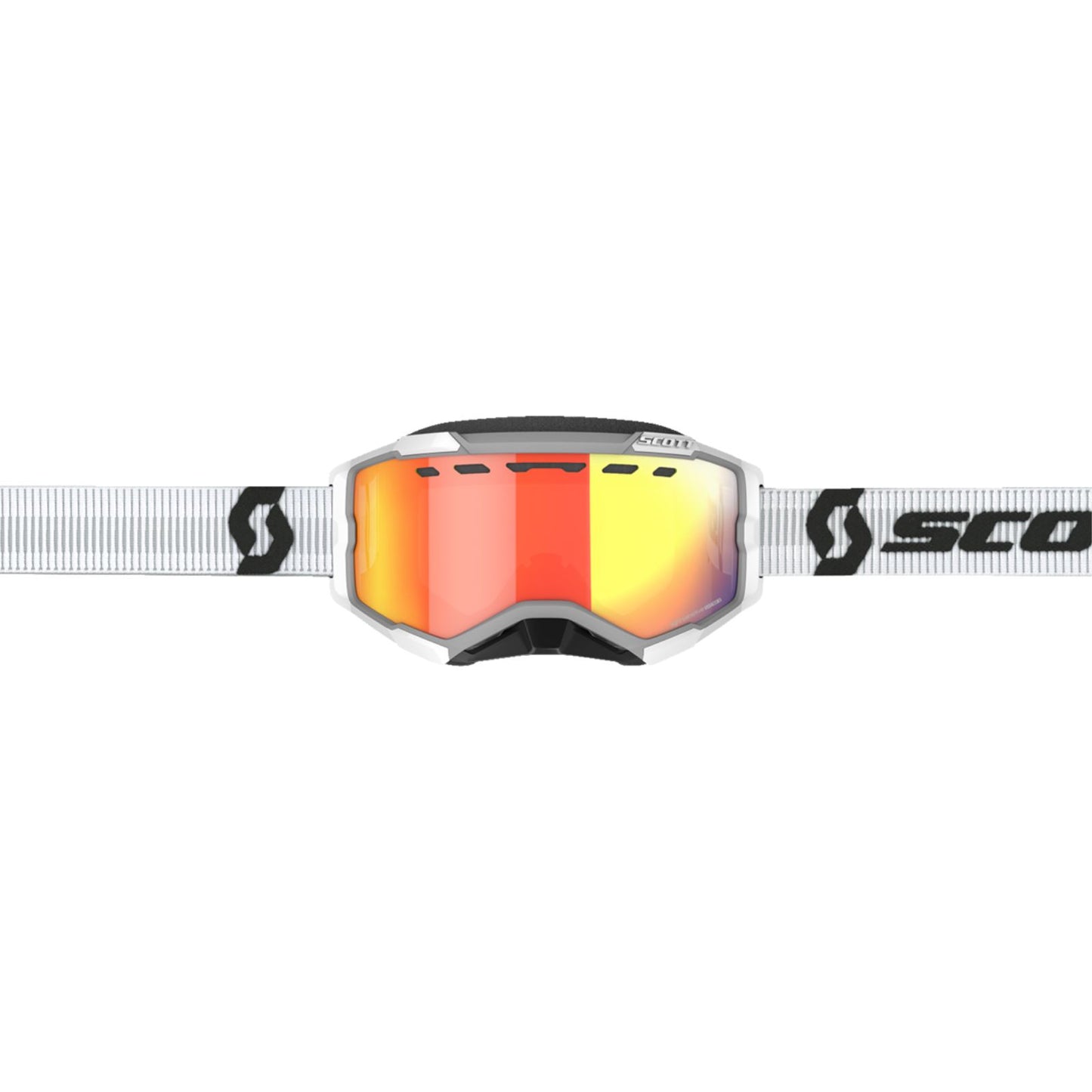 Scott Fury Snow Cross Goggles - White/Red with LS Red Chrome Lens 278604-0002341_1161335