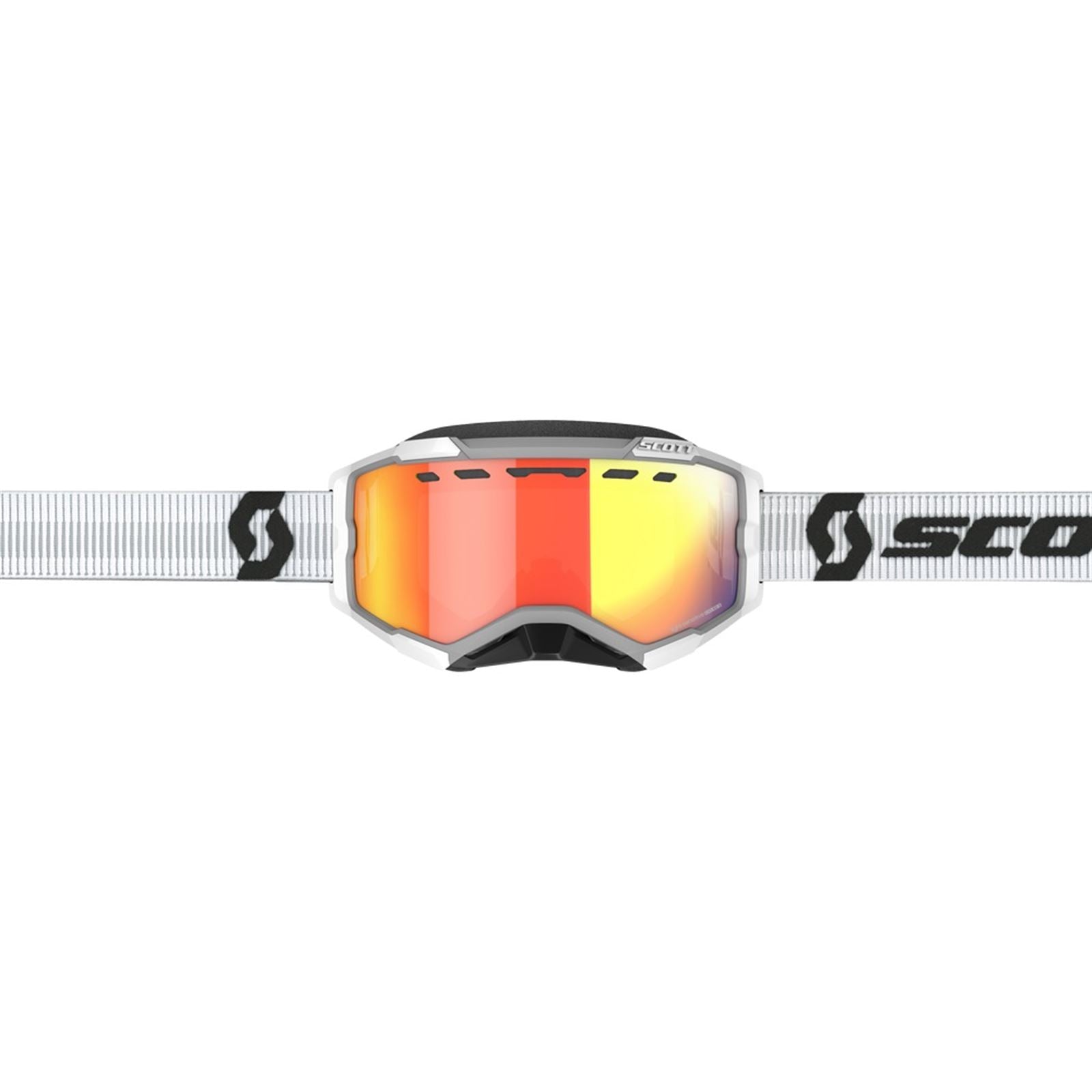 Scott Fury Snow Cross Goggles - White/Red with LS Red Chrome Lens 278604-0002341_859142