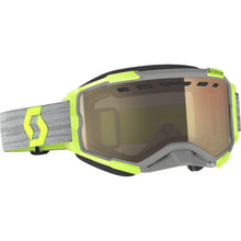 Scott Fury Snow Cross Goggles - Grey/Yellow with LS Bronze Chrome Lens 278604-1120245_859146