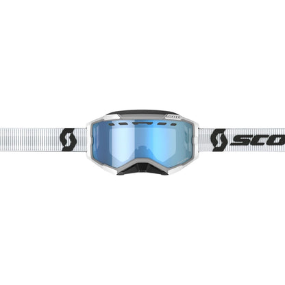 Scott Fury Snow Cross Goggles - White with Blue Lens 278605-0002107_859151