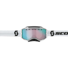 Scott Fury Snow Cross Goggles - White with Enhancer Aqua Chrome Lens 278605-0002351_859154