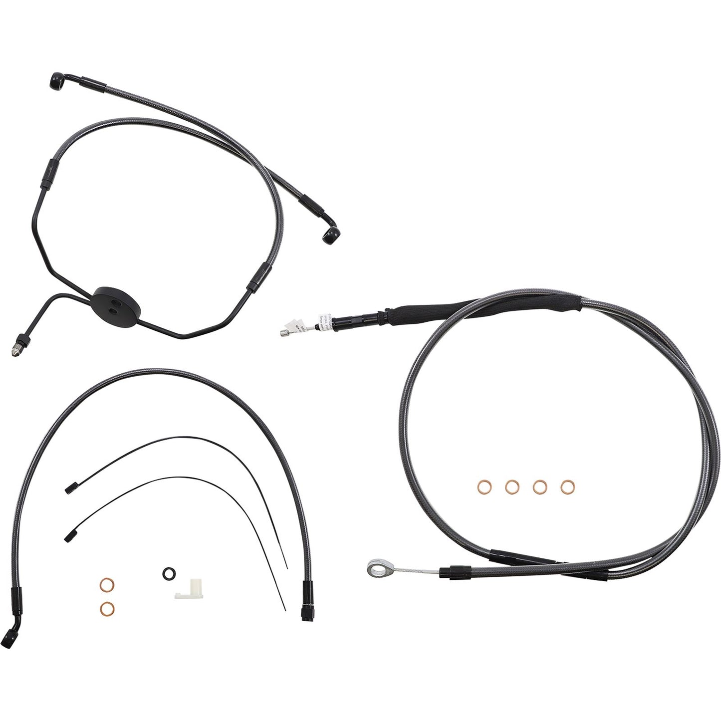 Magnum Handlebar Kit - Viking - 10" - Black Pearl™ [MPN: 48830-410]_1102058