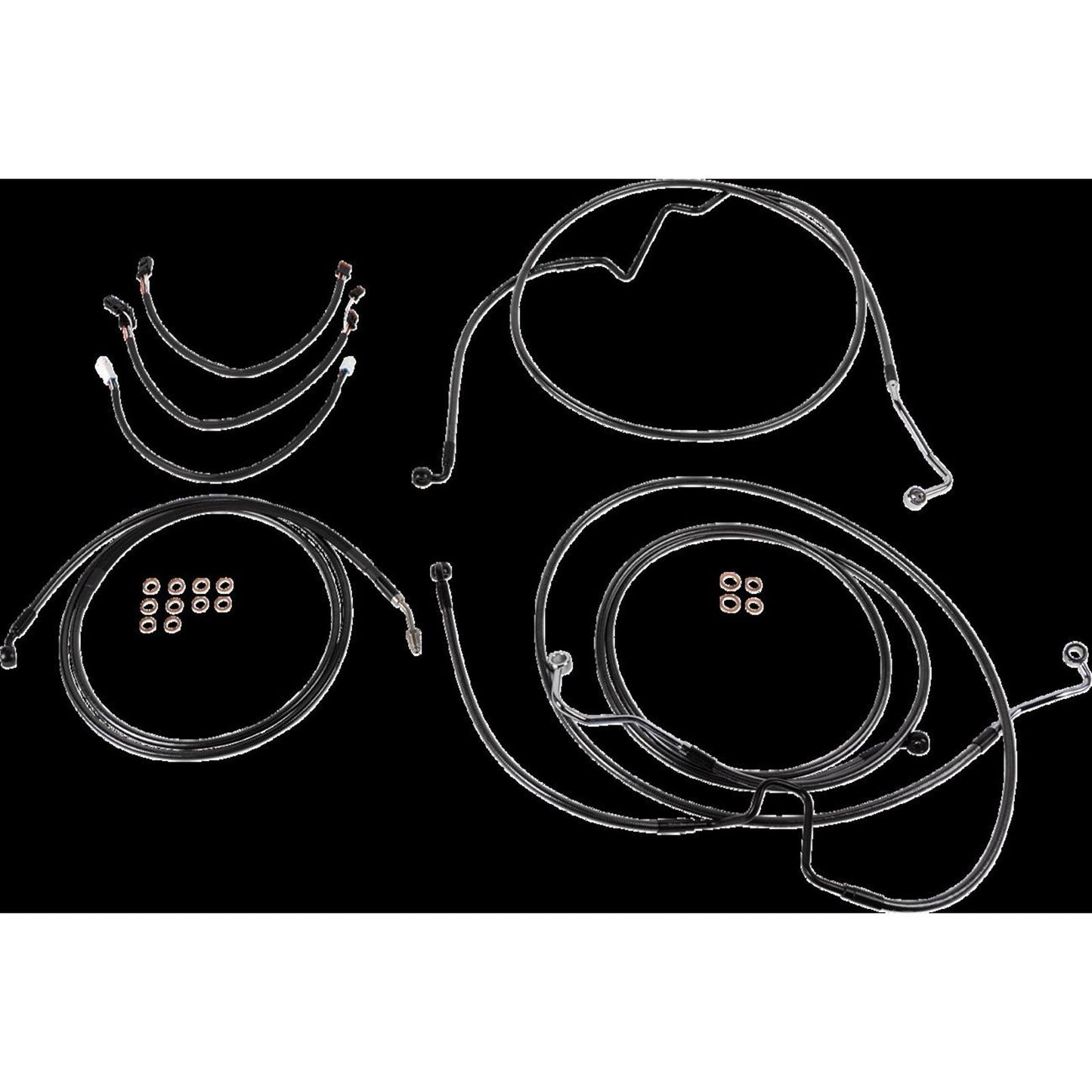 Magnum Handlebar Kit - Viking - 12" - Black Pearl™ [MPN: 48884-412]_1437731