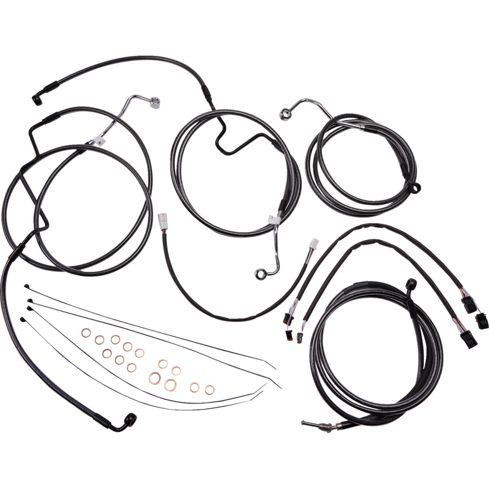 Magnum Handlebar Kit - Viking - 12" - Black Pearl™ [MPN: 48887-412]_1380198
