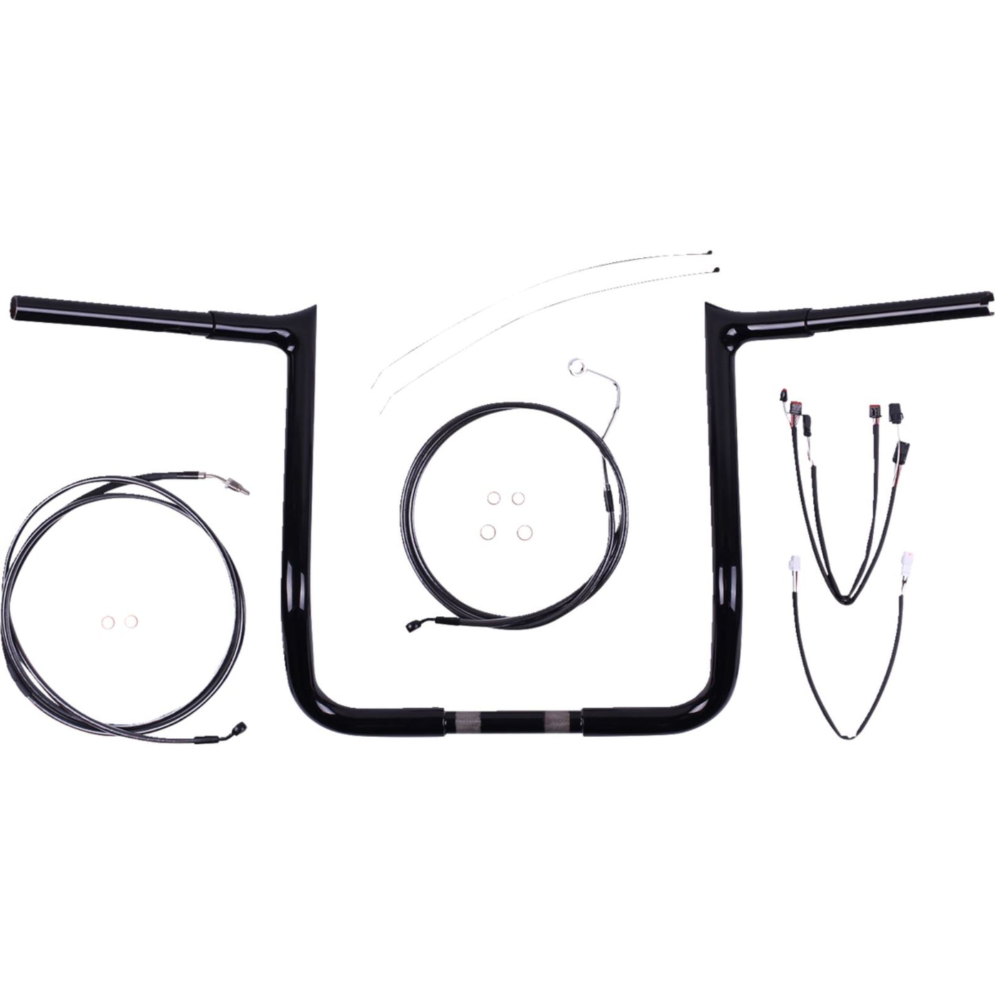 Magnum Handlebar Kit - Viking - 12" - Black Pearl™ [MPN: 48888-412]_1397805