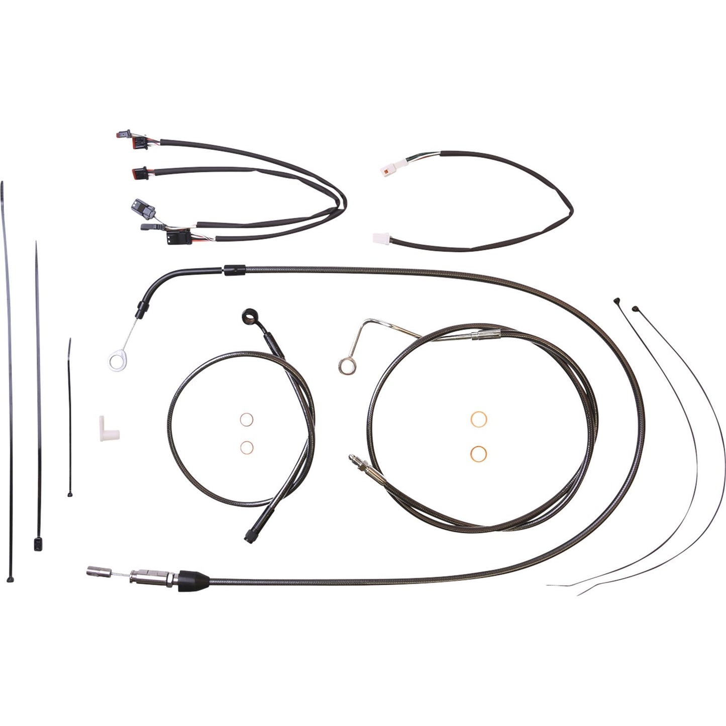 Magnum Control Cable Kit - Black Pearl™ for Harley-Davidson [MPN: 4871171]_1134436