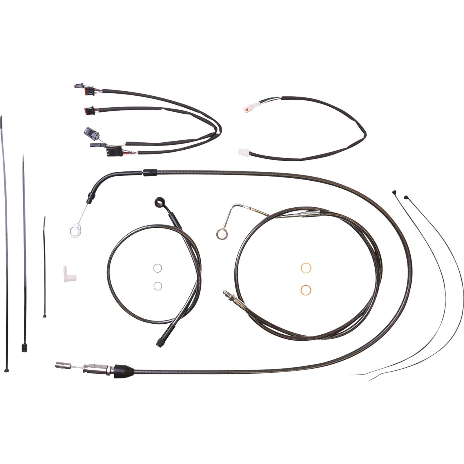 Magnum Control Cable Kit - Black Pearl™ for Harley-Davidson [MPN: 4871171]_1134436