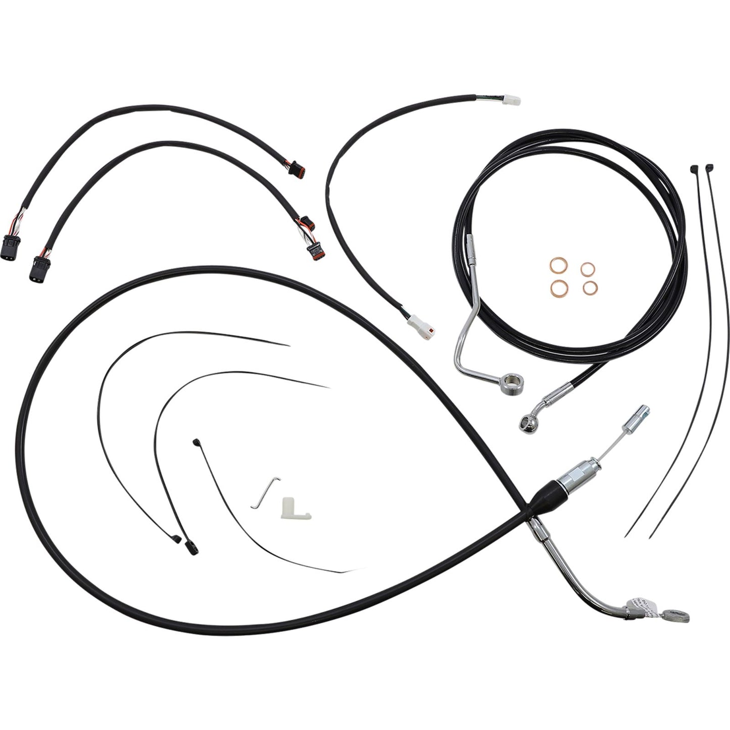 Magnum Control Cable Kit - XR - Black/Chrome [MPN: 4891172]_1065200