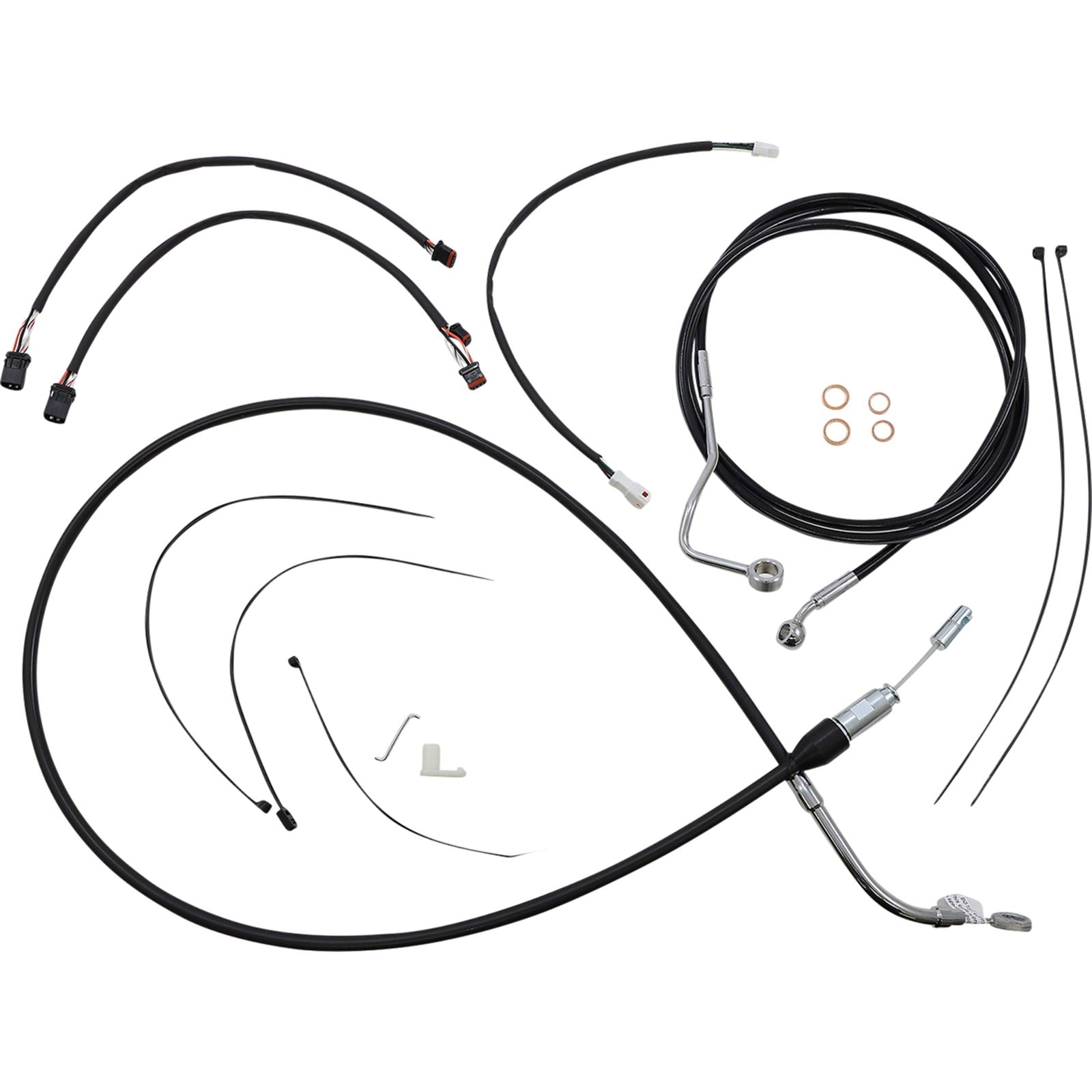 Magnum Control Cable Kit - XR - Black/Chrome [MPN: 4891172]_1065200
