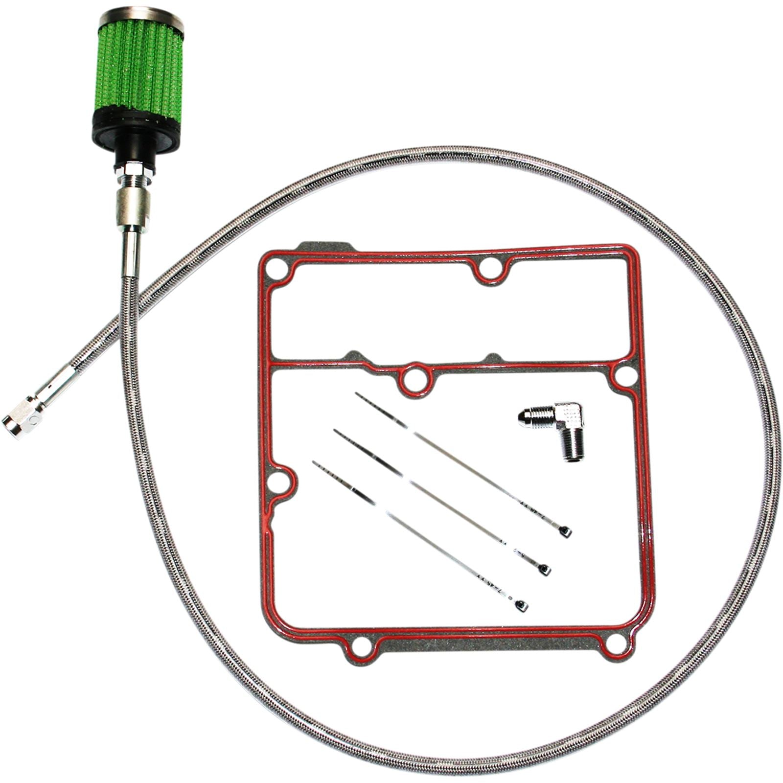 Feuling Oil Tank Breather Kit - Stainless - '99-'05 3070_1035289