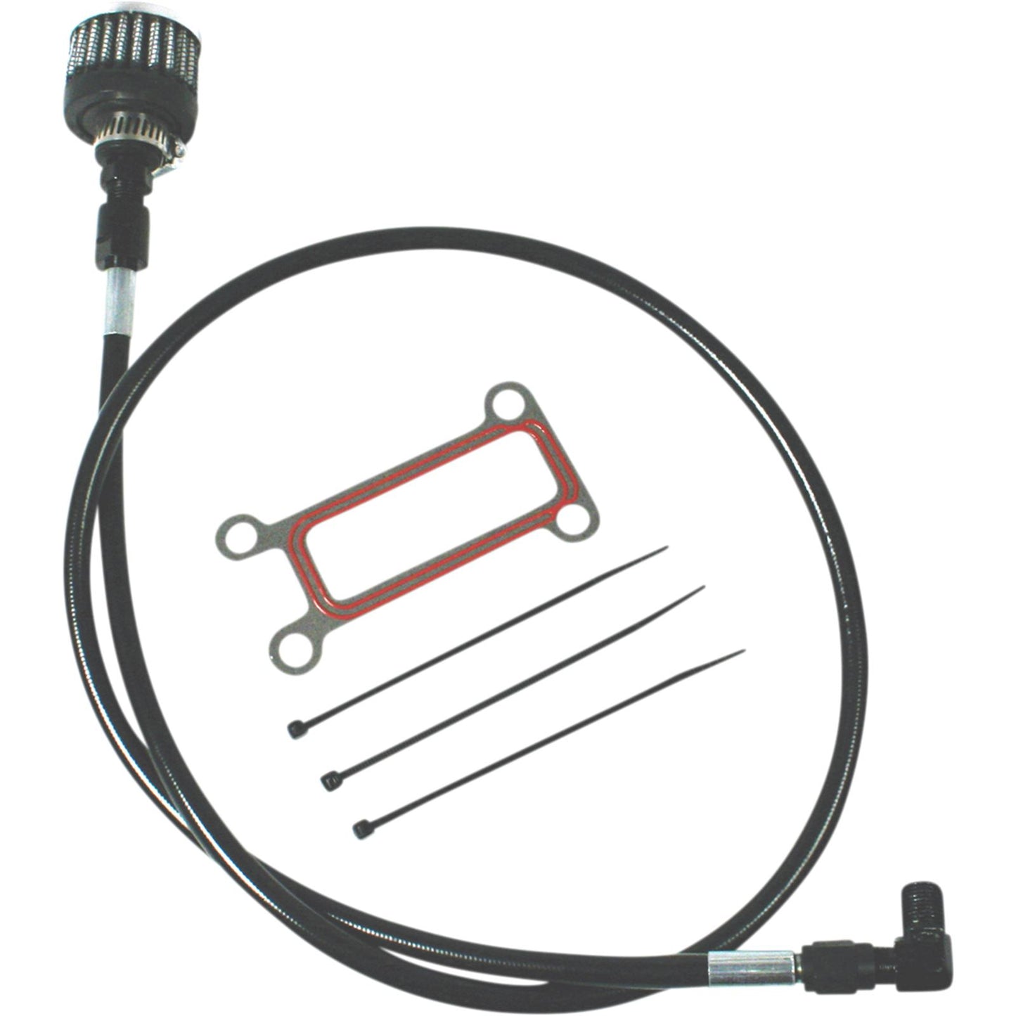 Feuling Oil Tank Breather Kit - Black - '99-'01 3076_1035292