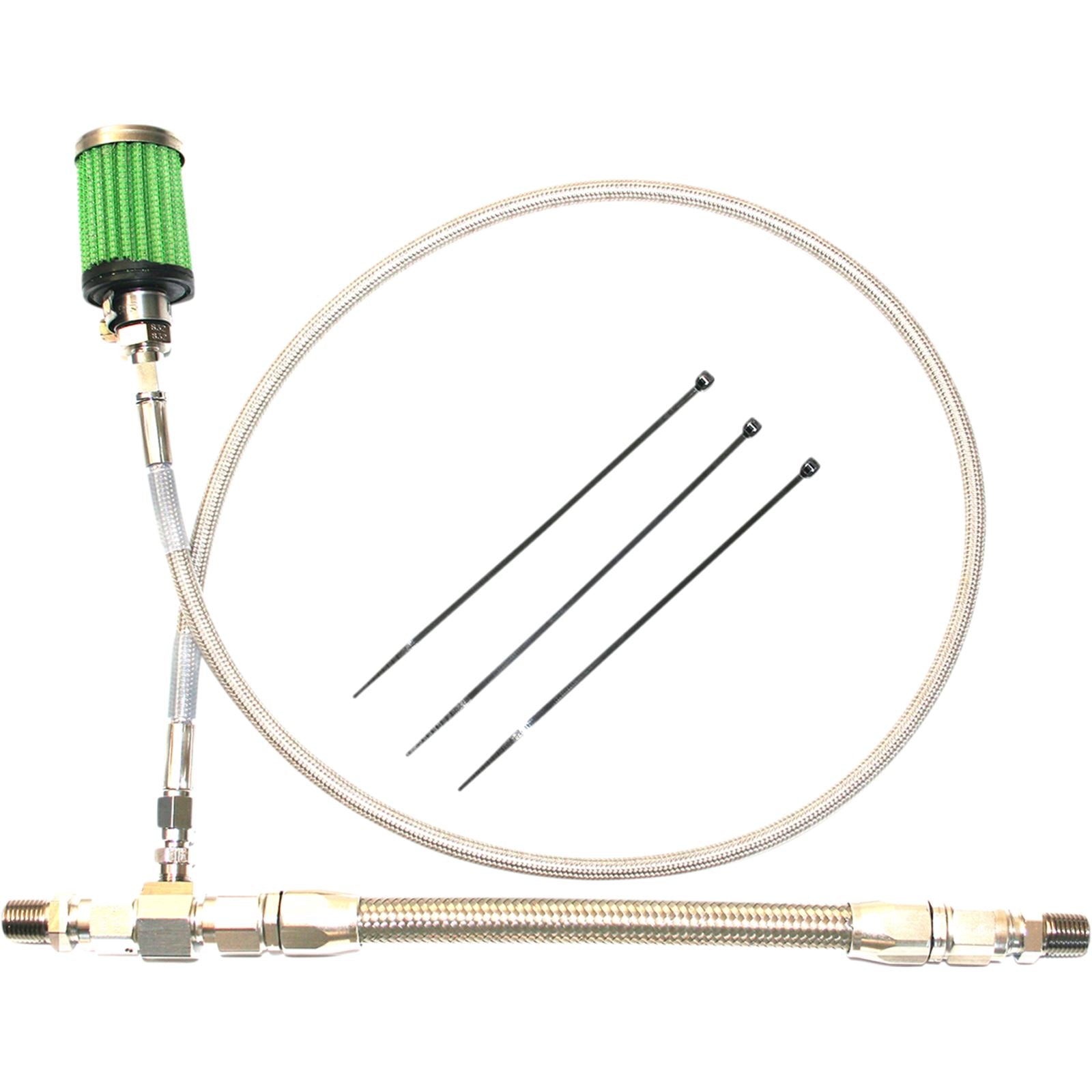 Feuling Oil Tank Breather Kit - Stainless - '02-'06 3080_1035293