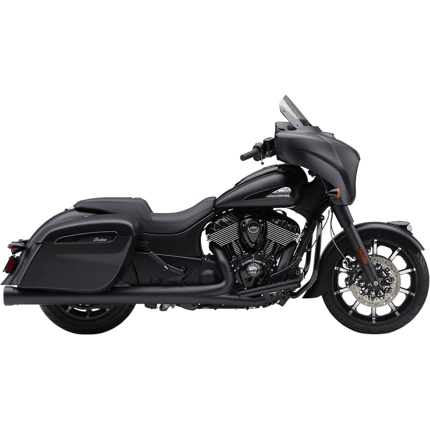 Cobra Neighbor Hater Mufflers for Indian - Black - Pair 5205B_1058018