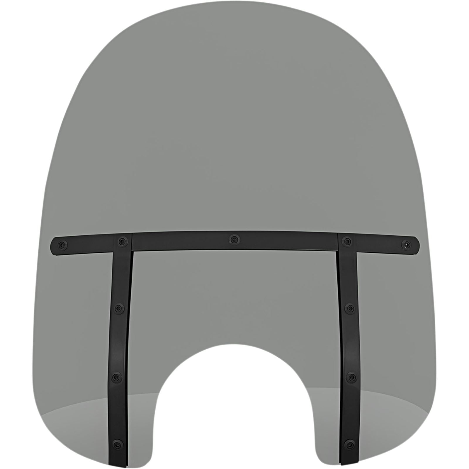 Memphis Shades Fats Windshield - Black Smoke - 13" MEB31112_1035400