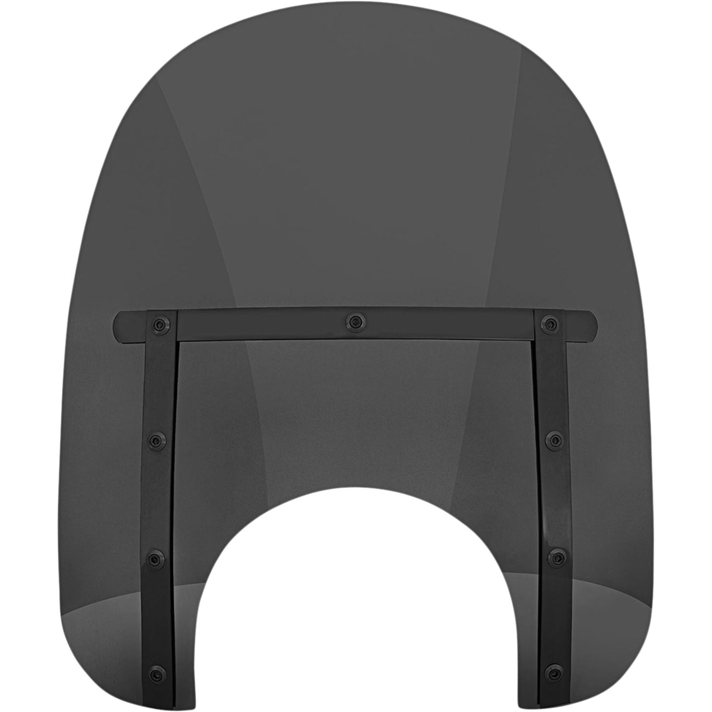 Memphis Shades Memphis Slim Windshield - 15" - 9" Headlight Cutout - Dark Black Smoke MEB41210_1035376