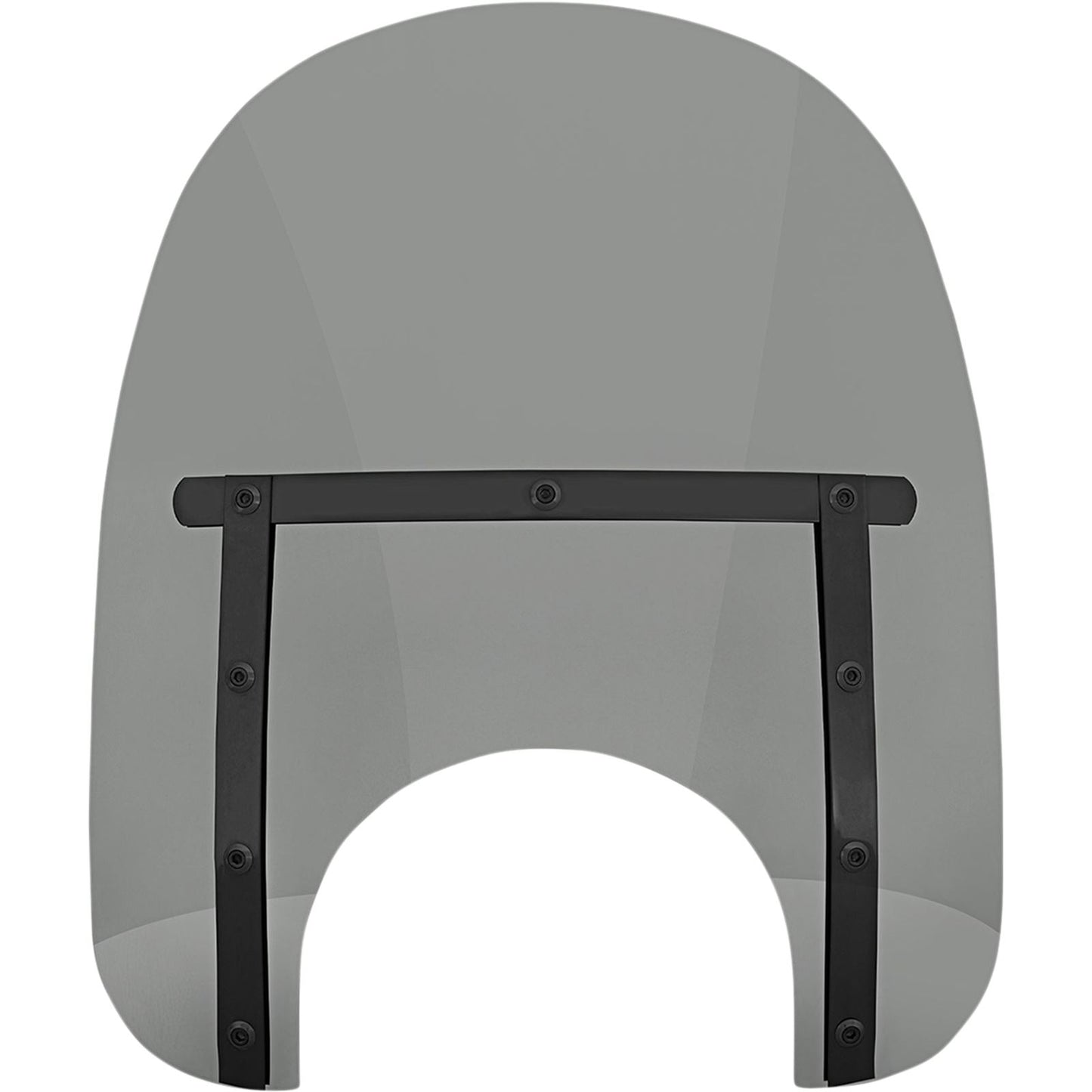 Memphis Shades Memphis Slim Windshield - 15" - 9" Headlight Cutout - Black Smoke MEB41212_1035377