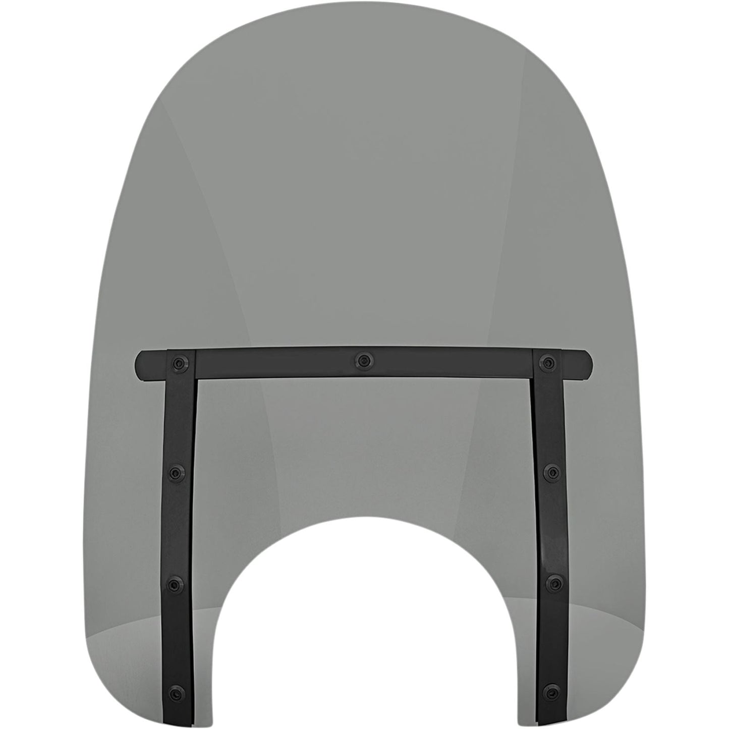 Memphis Shades Memphis Slim Windshield - 17" - 9" Headlight Cutout - Black Smoke MEB42212_1035379