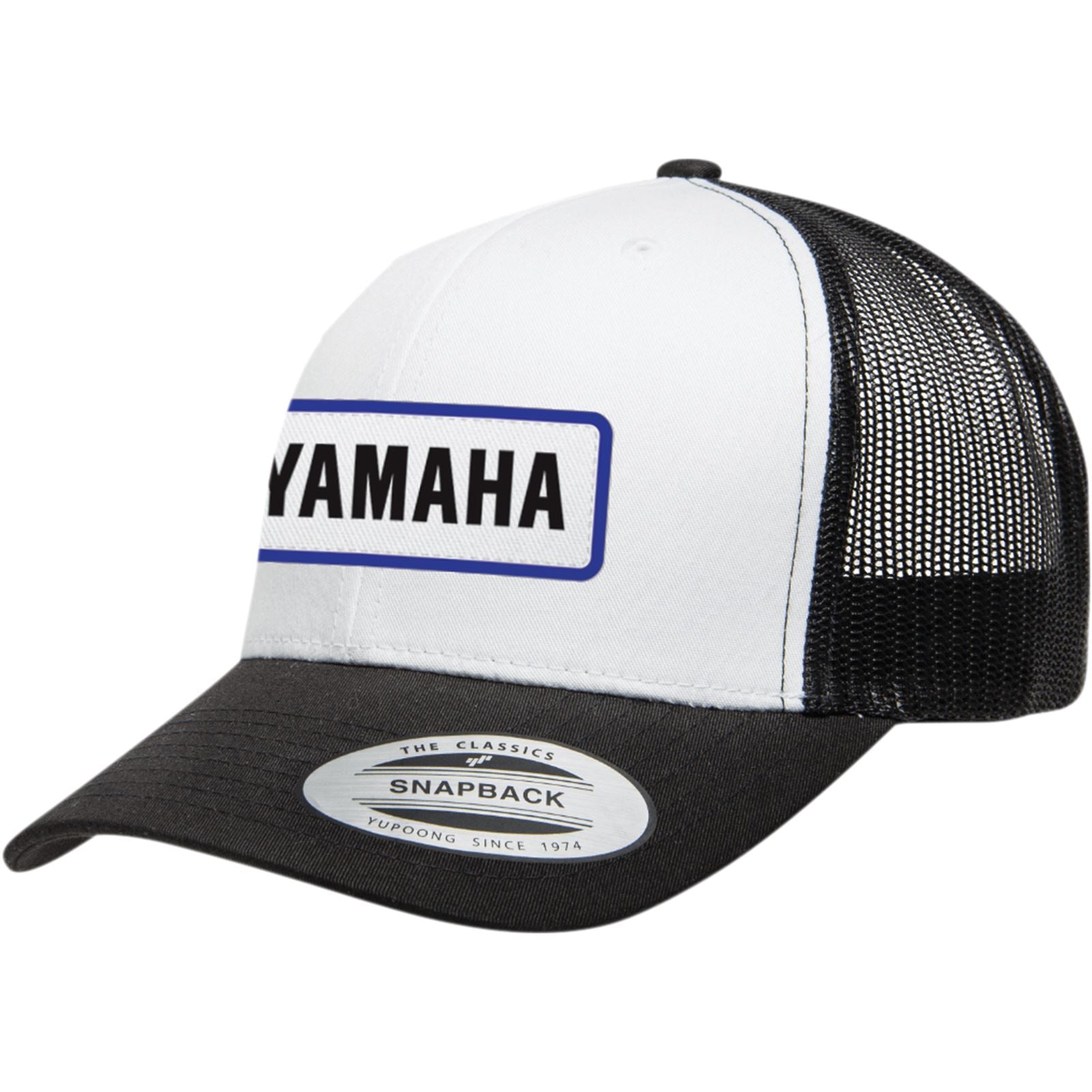 Factory Effex Yamaha Throwback Snapback Hat - White/Black 25-86204_1058094