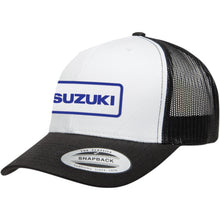 Factory Effex Suzuki Throwback Hat - Black/White 25-86404_1058073