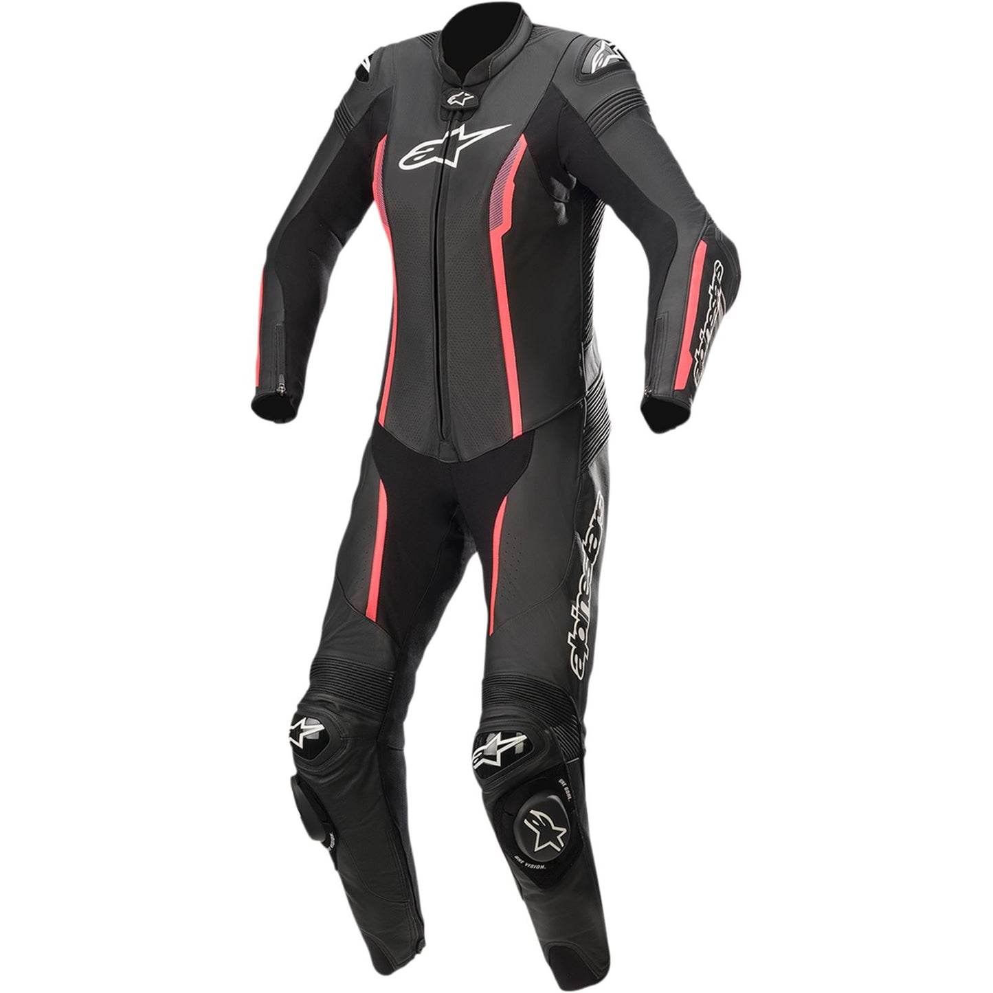 Alpinestars Stella Missile 1-Piece Suit - Black/Pink - US 10 / EU 46 [MPN: 3180122-1838-46]_1035664