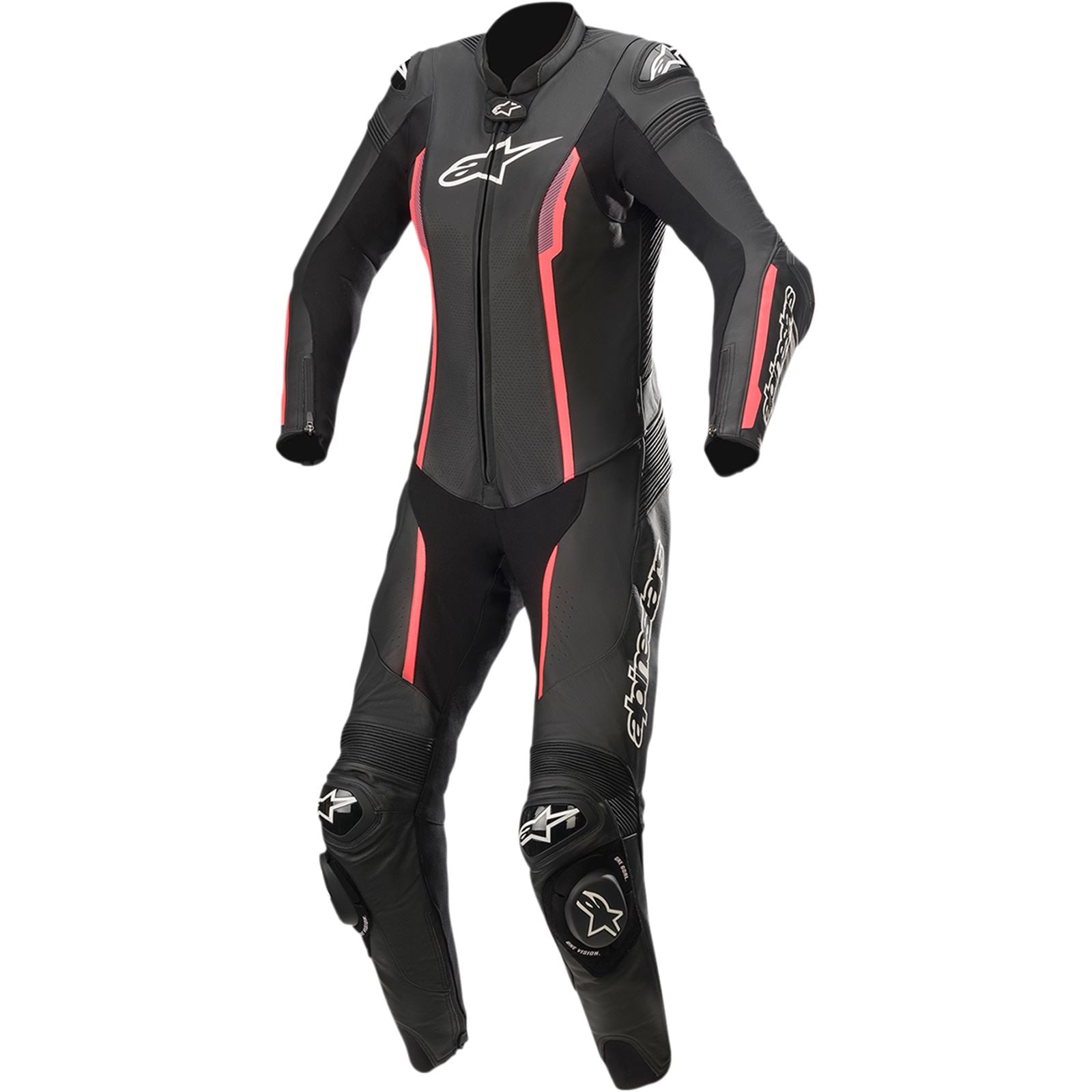 Alpinestars Stella Missile 1-Piece Suit - Black/Pink - US 10 / EU 46 [MPN: 3180122-1838-46]_1035664