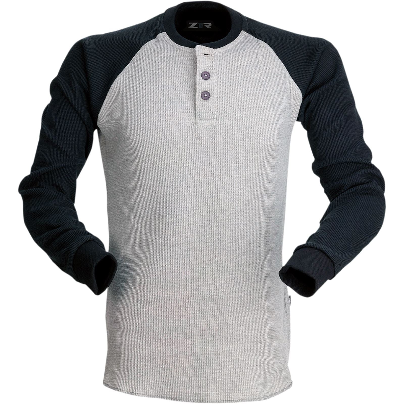 Z1R Waffle Long-Sleeve Shirt - Gray - 2XL 2840-0153_1036019