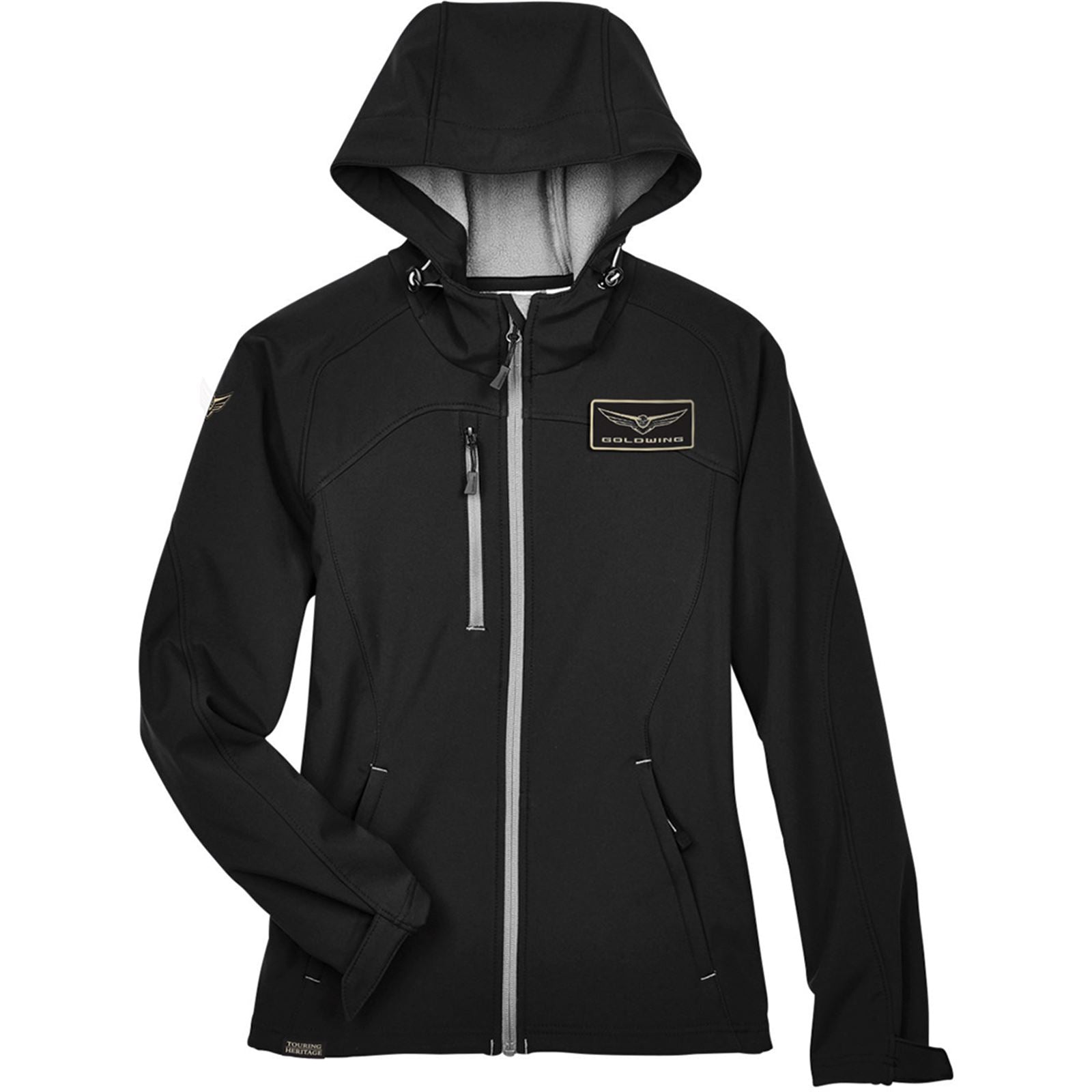 Factory Effex Honda Goldwing Women's Soft-Shell Jacket - Black - Large 25-85834_1036776