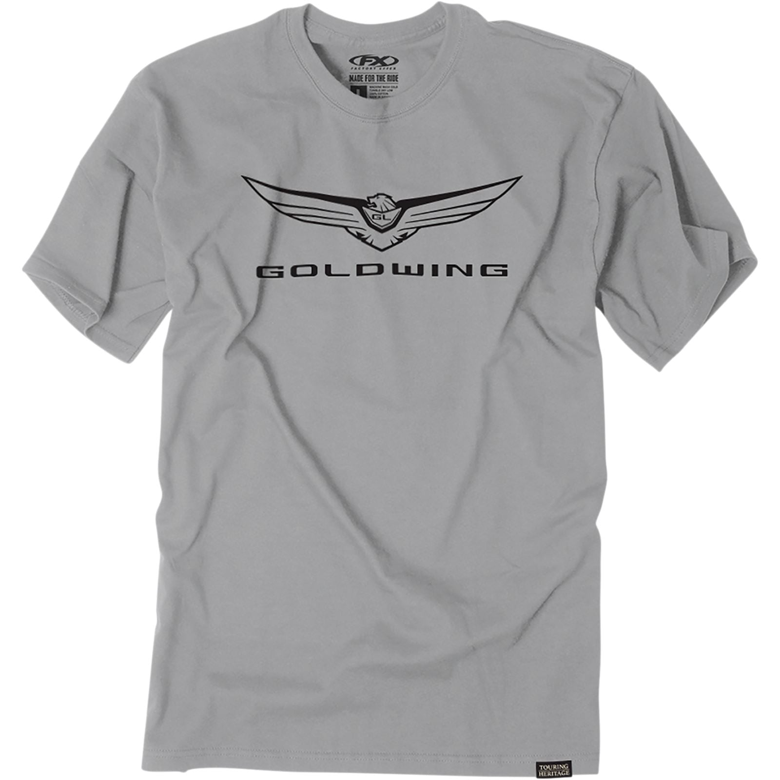 Factory Effex Honda Goldwing Icon T-Shirt - Light Gray - 2XL 25-87808_1058077