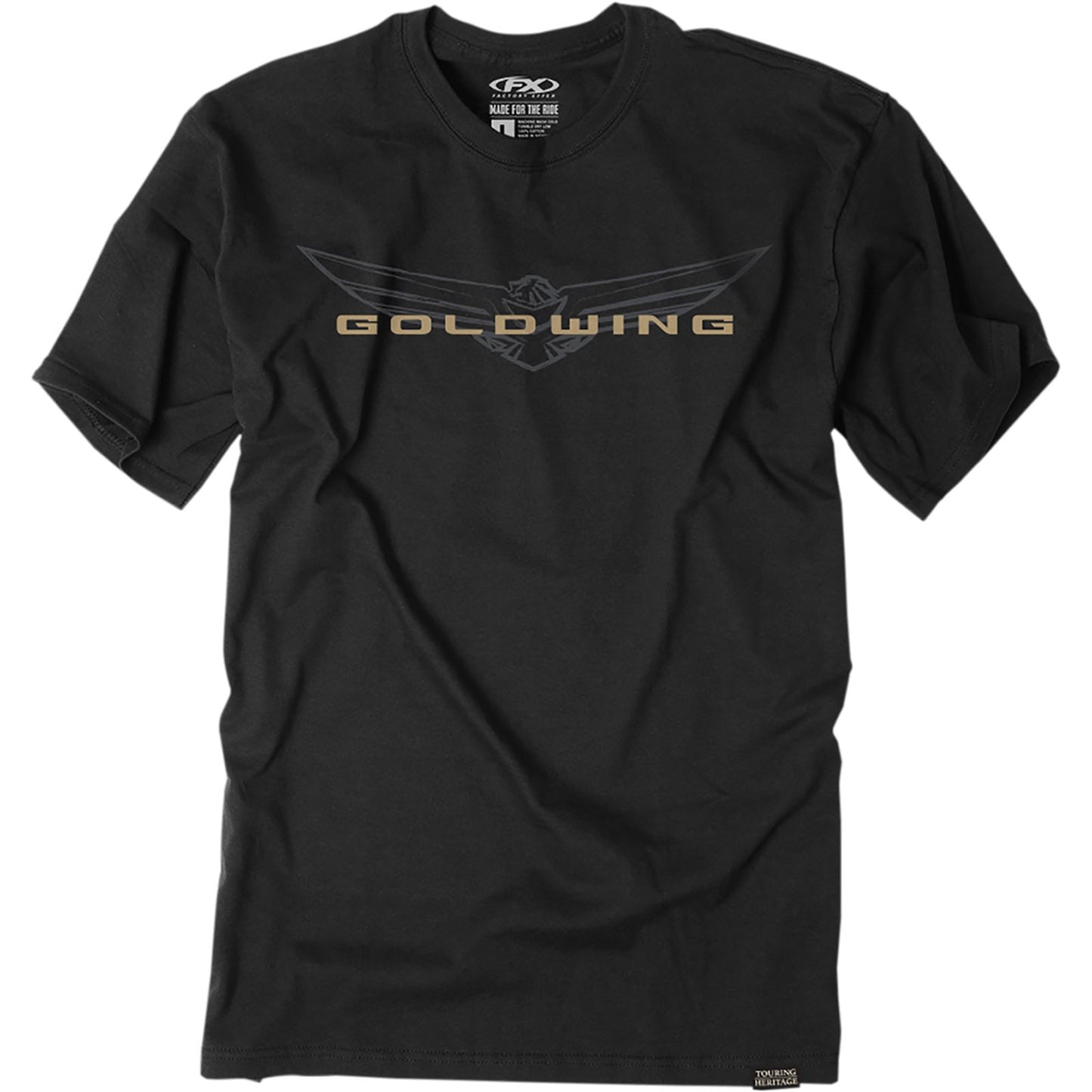 Factory Effex Honda Goldwing Sketched T-Shirt - Black - Large 25-87814_1037104