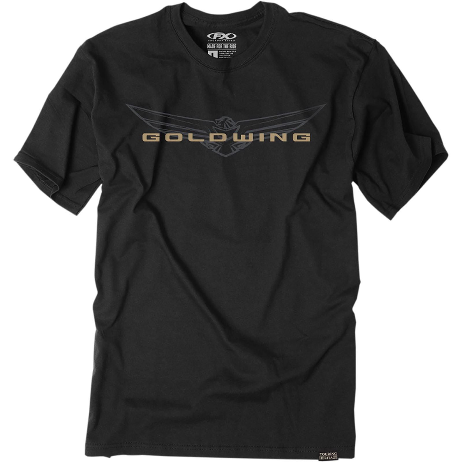 Factory Effex Honda Goldwing Sketched T-Shirt - Black - Large 25-87814_1037104