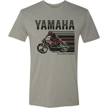 Yamaha Cycle T-Shirt - Stone Gray/Red - Medium NP21S-M1968-M_1037142